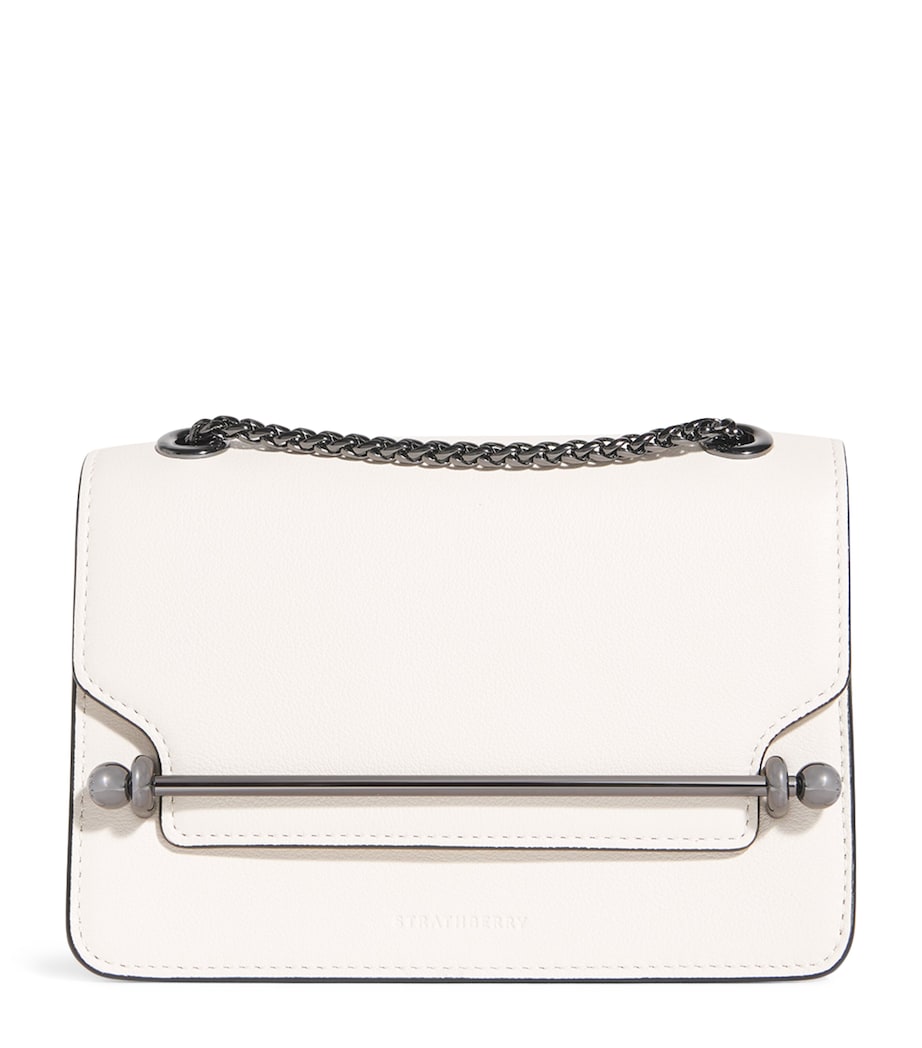 Mini Leather East/West Shoulder Bag 971 WHITE Image 1