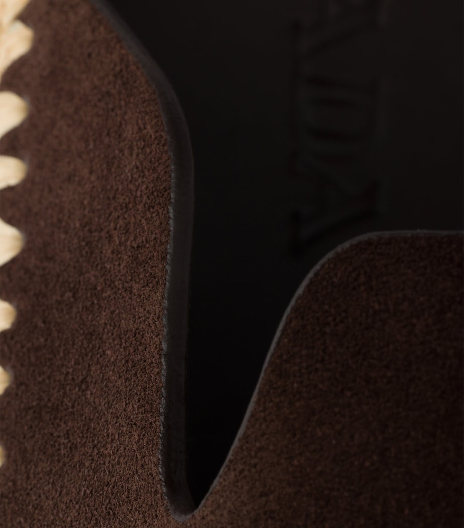 Prada Suede Mules Image 5