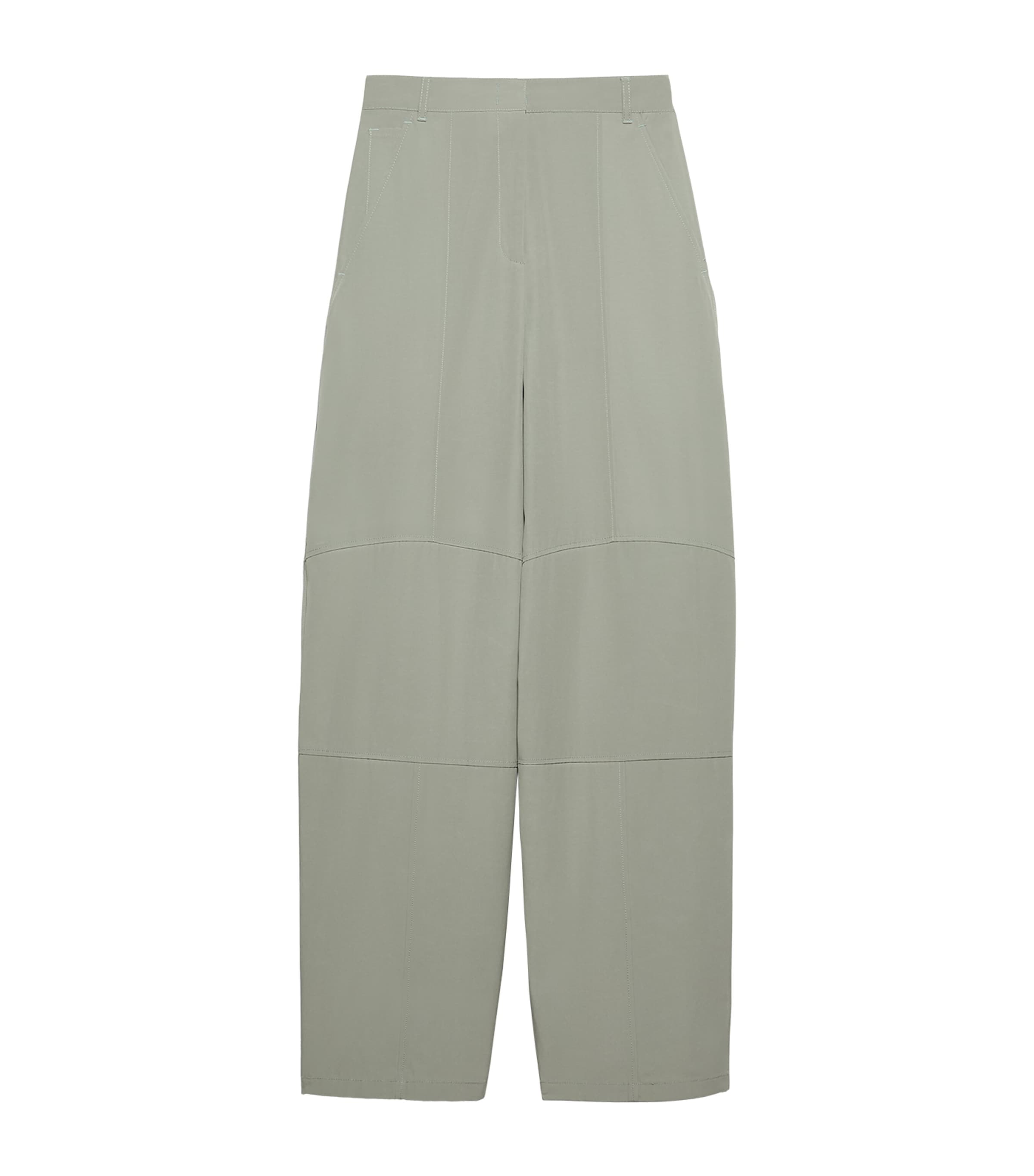 MAX&Co. Womens Relaxed Trousers Sage Image 1
