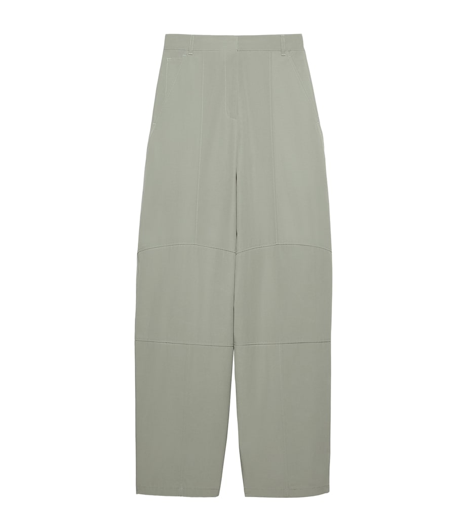 MAX&Co. Womens Relaxed Trousers Sage Image 1