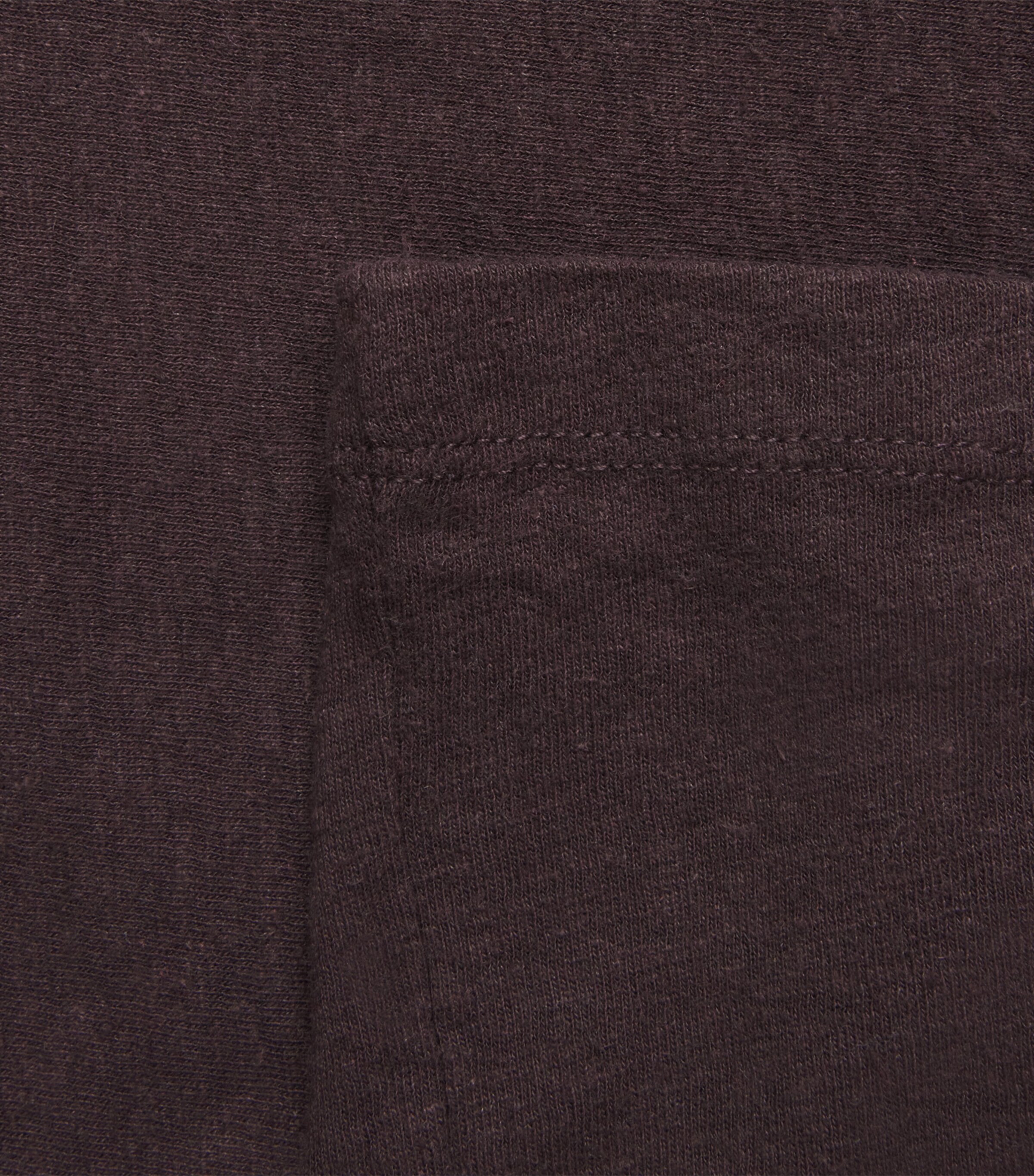 ME+EM Womens Hemp-Cotton Washed T-Shirt Cocoa Brown Image 6