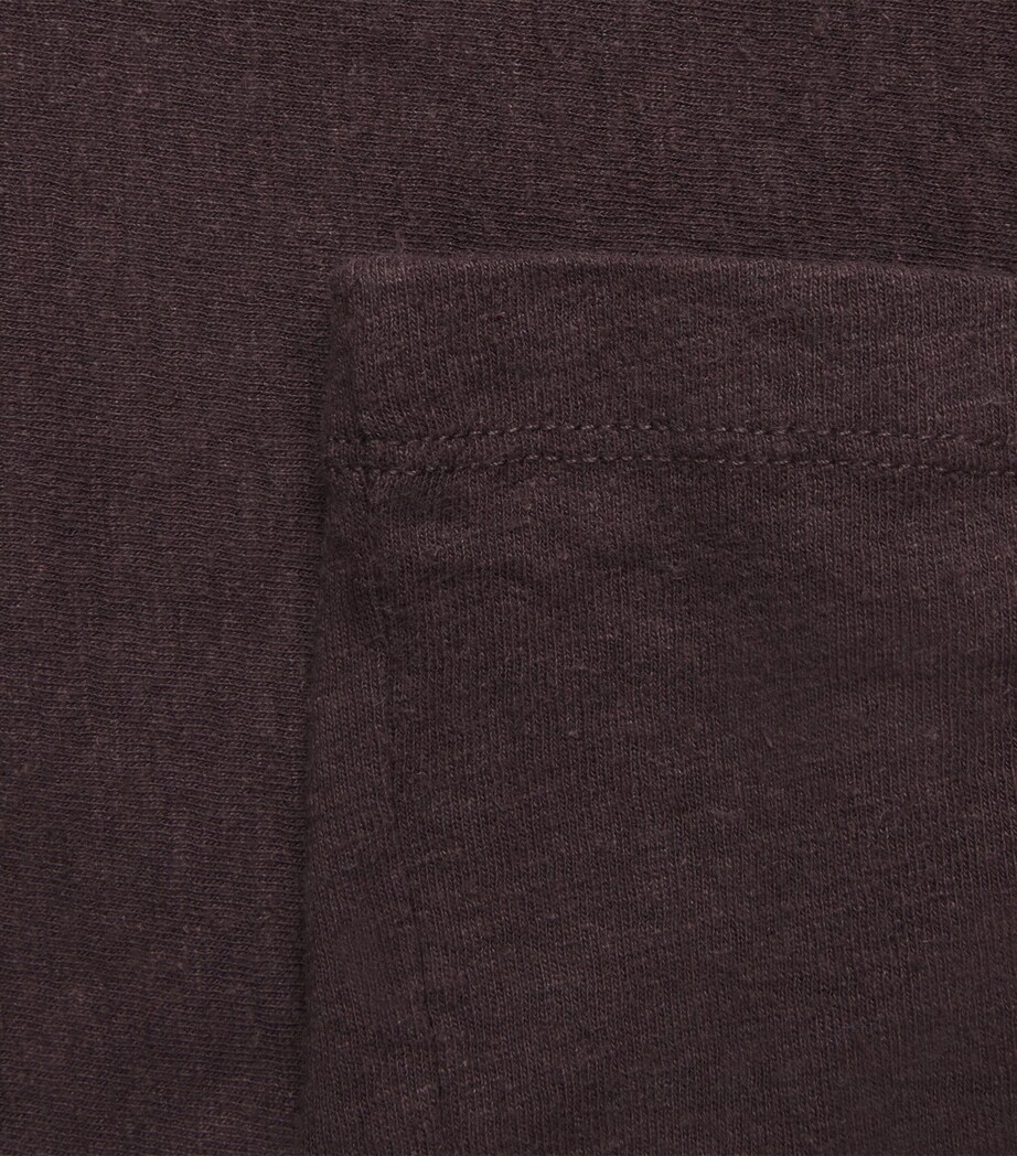 ME+EM Womens Hemp-Cotton Washed T-Shirt Cocoa Brown Image 6