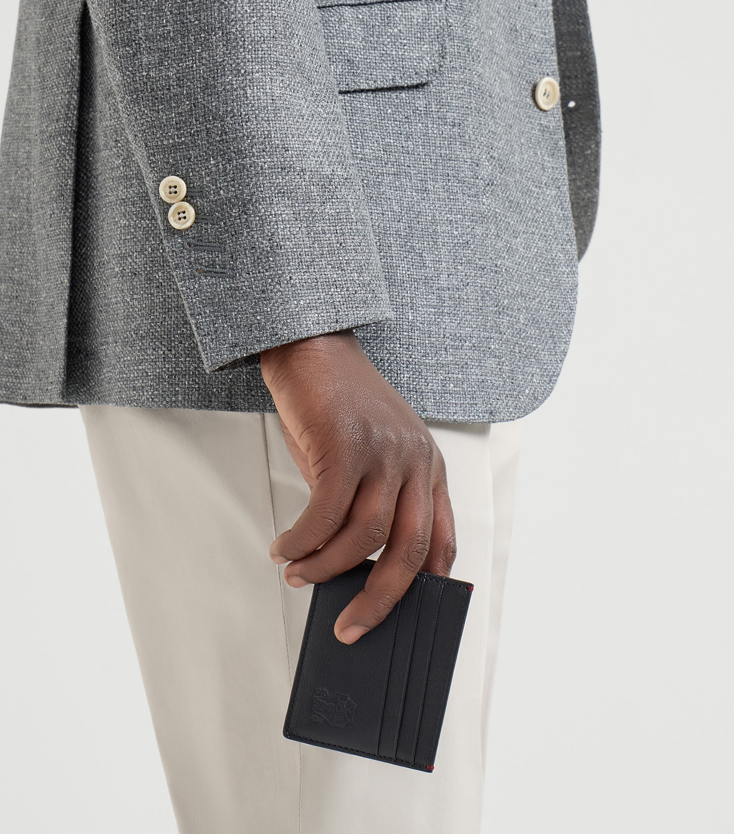 Brunello Cucinelli Leather Card Holder Image 3