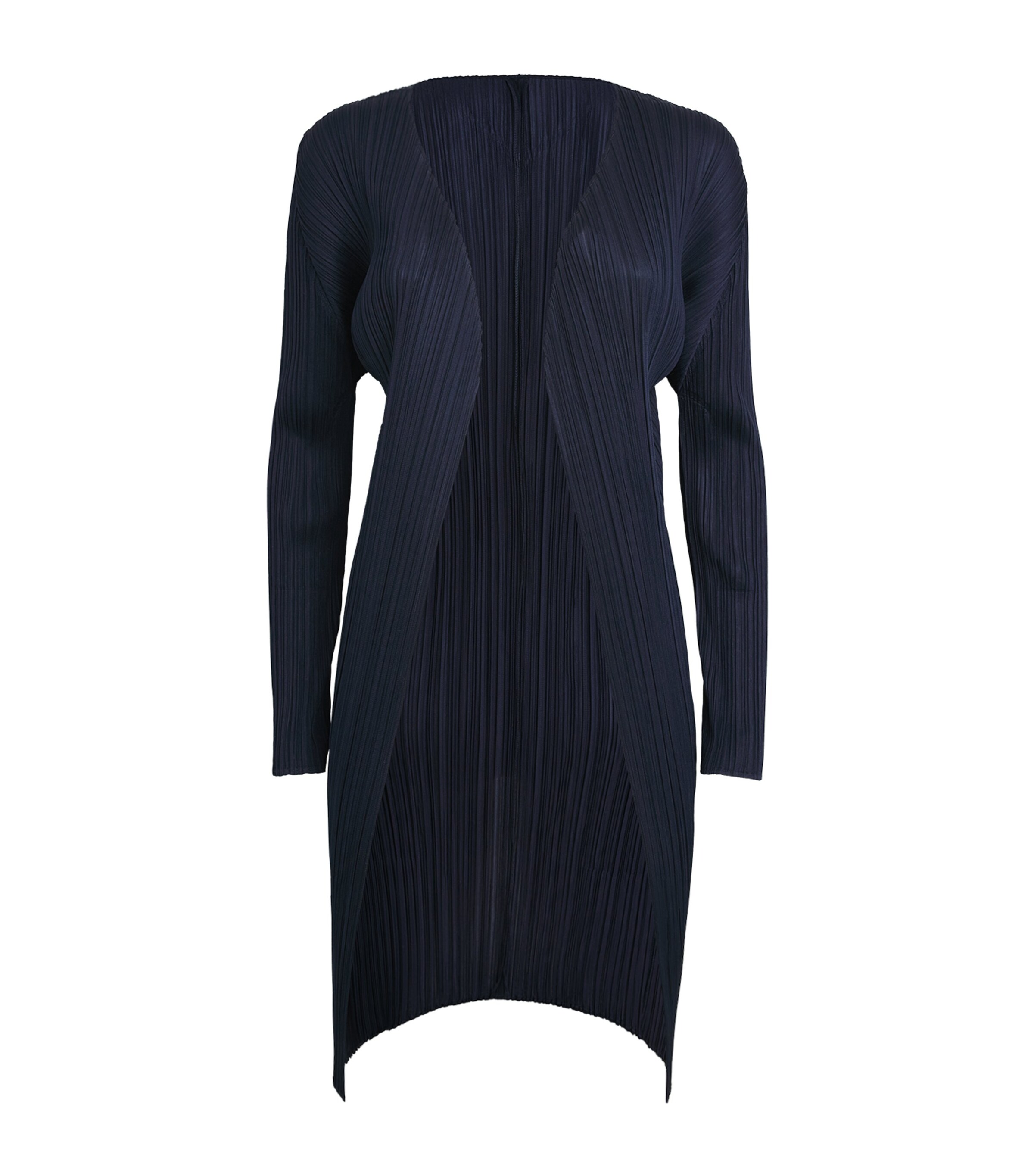 Issey Miyake New Colorful Basics 4 Coat In Navy