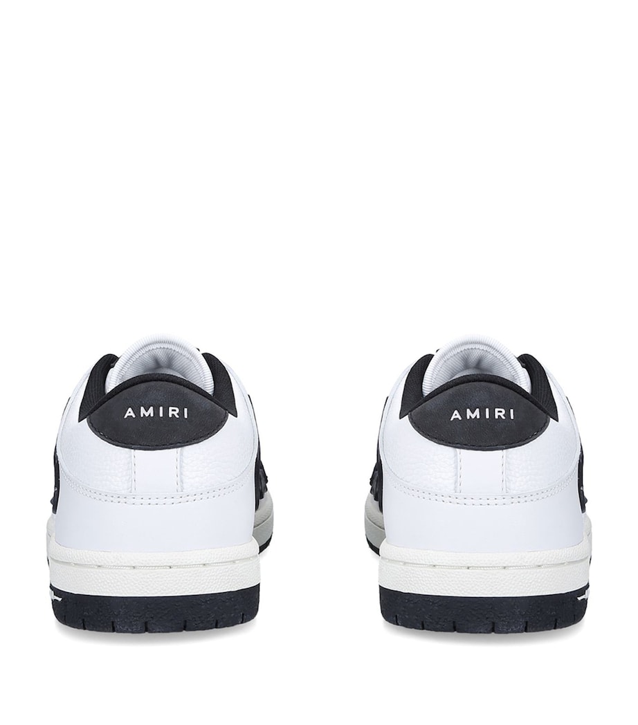 AMIRI Skel Low-Top Sneakers White/blk Image 6