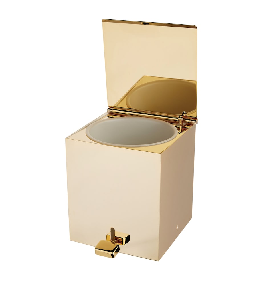 Gold-Plated Square Pedal Bin O GOLD Image 2