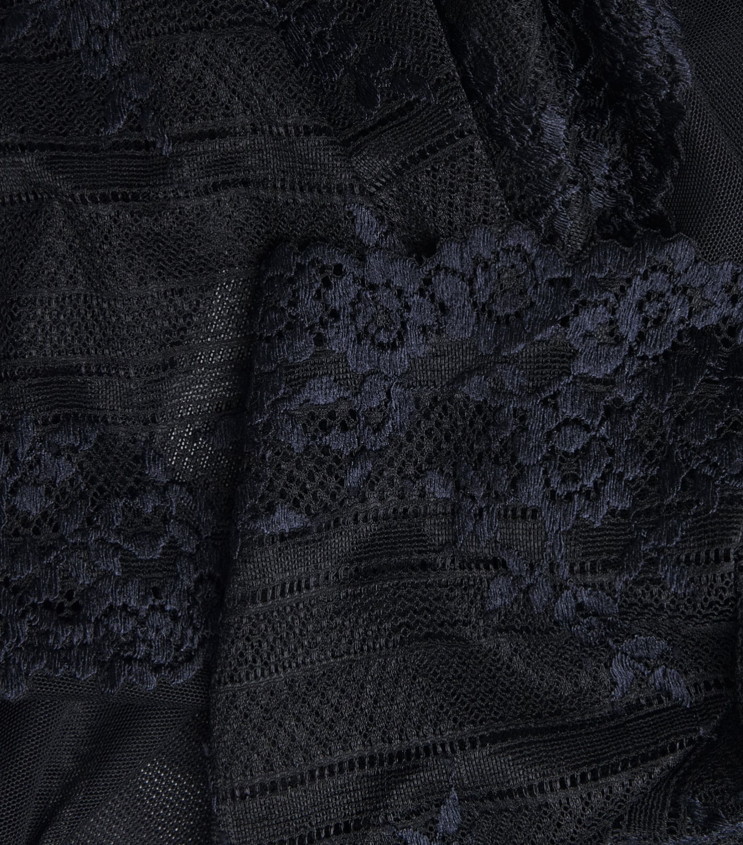 Wacoal Womens Lace Embrace Chemise Black/night Sky Image 6