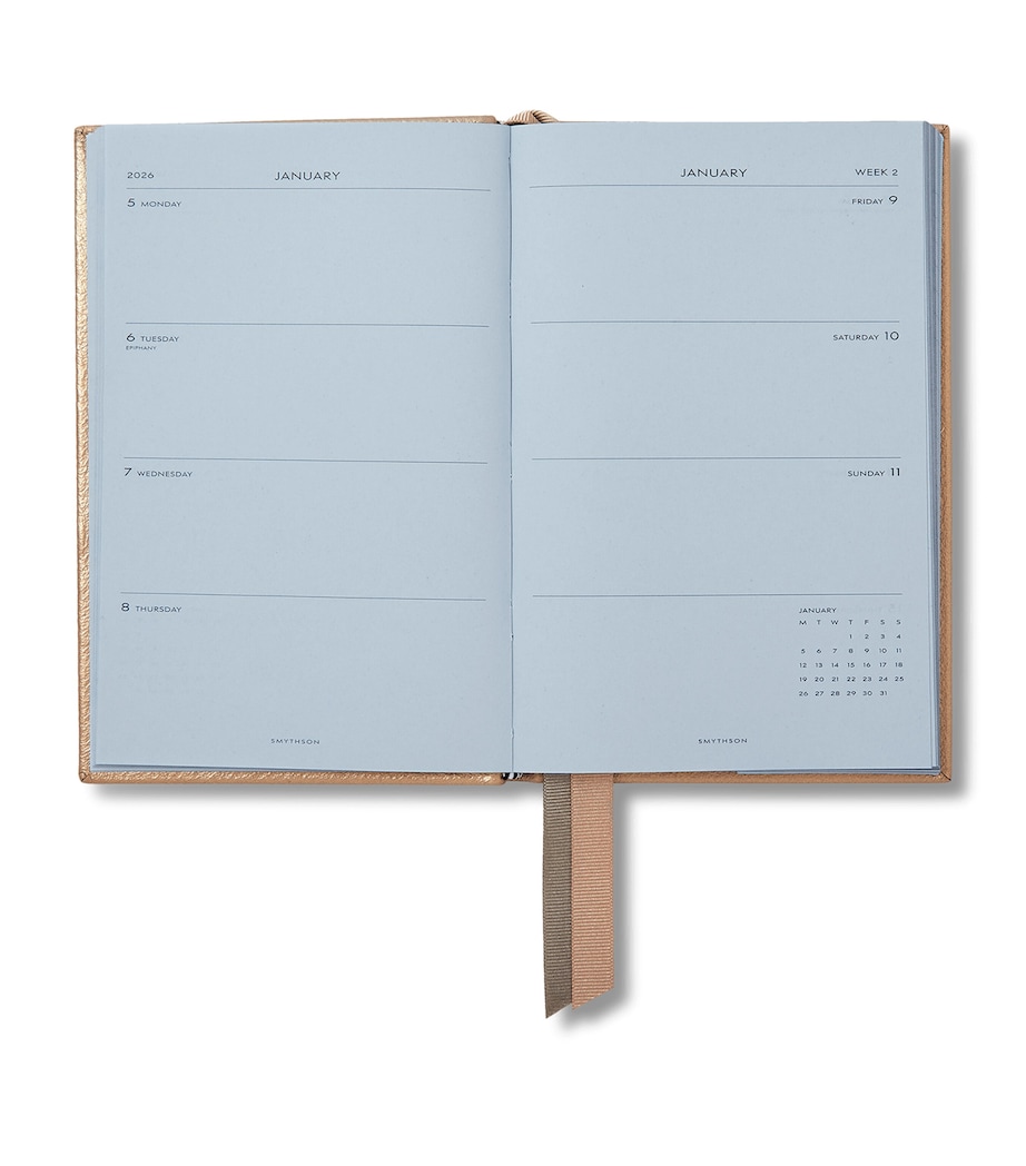 Panama Leather Chelsea 2026 Diary BRONZE Image 2