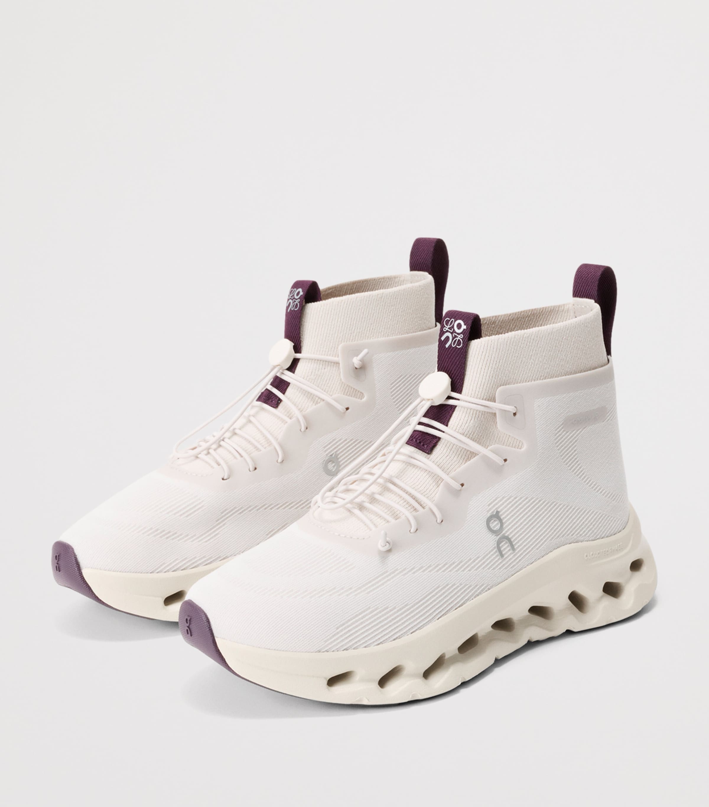 LOEWE x On Cloudtilt High-Top Trainers Sand/oatmeal/plum Image 2