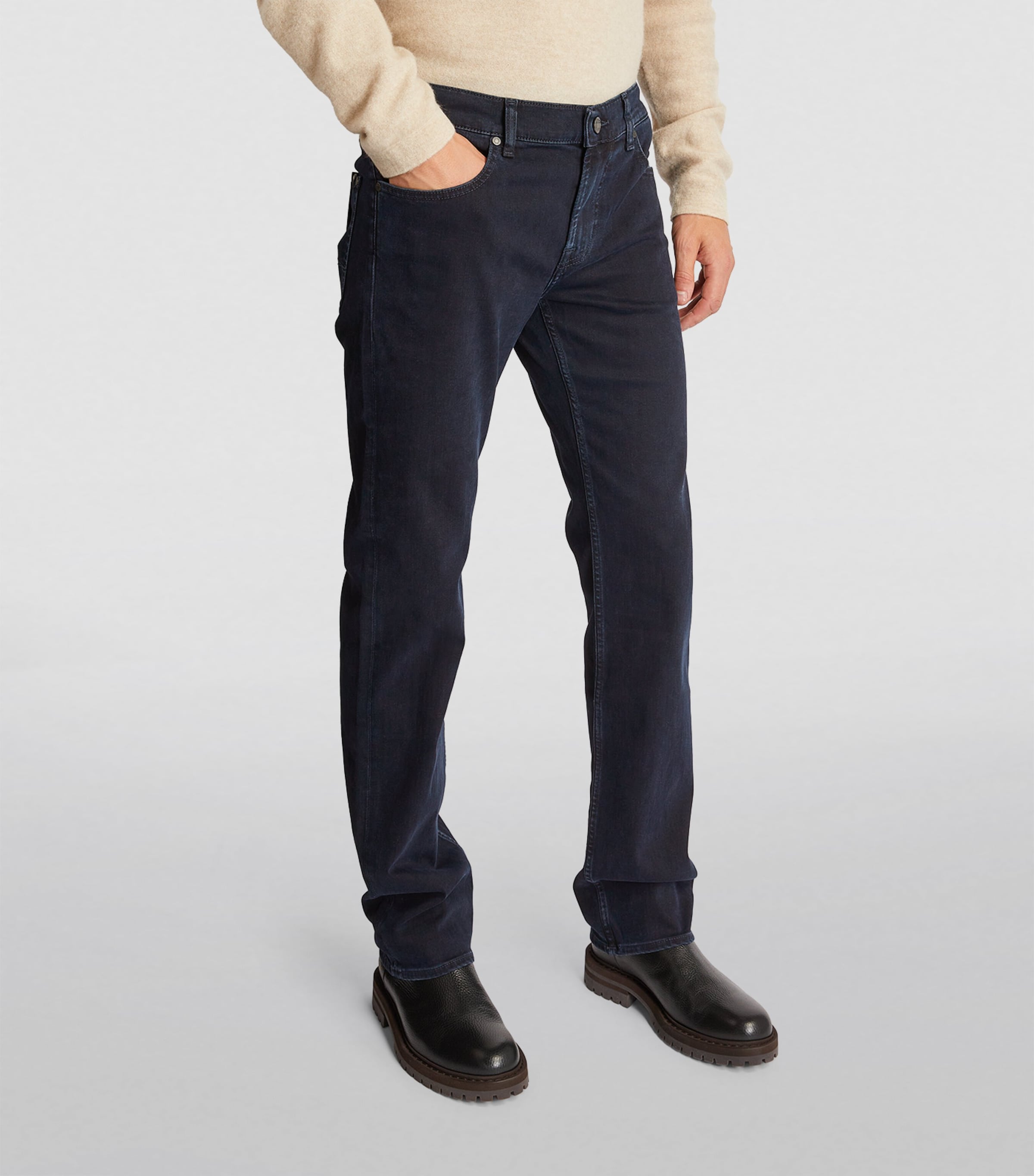 Standard Straight Jeans BLUE BLACK Image 3