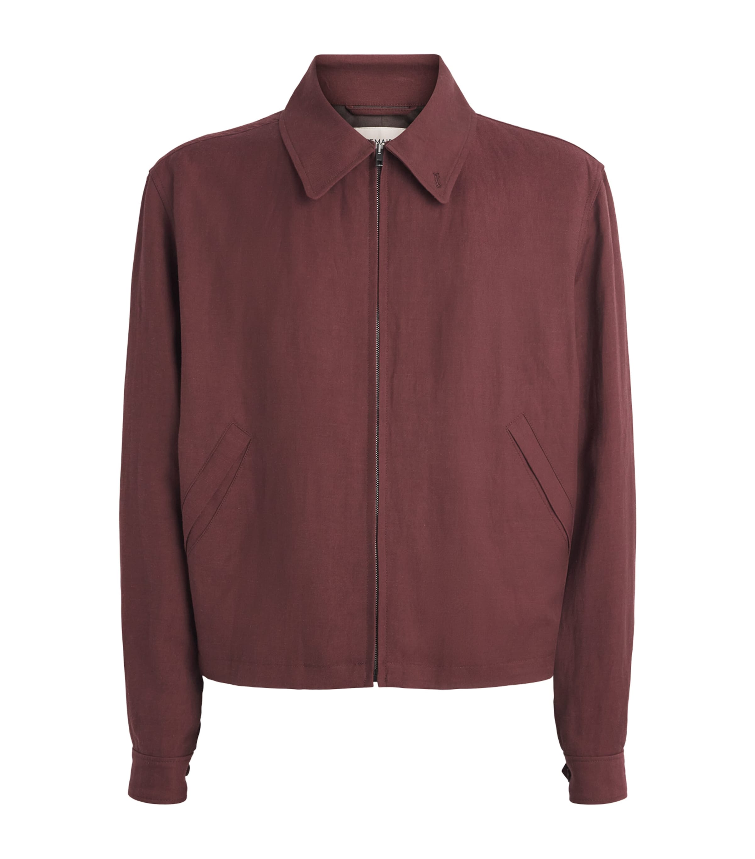 Lemaire Mens Gabardine Cropped Jacket Porto/ Image 1