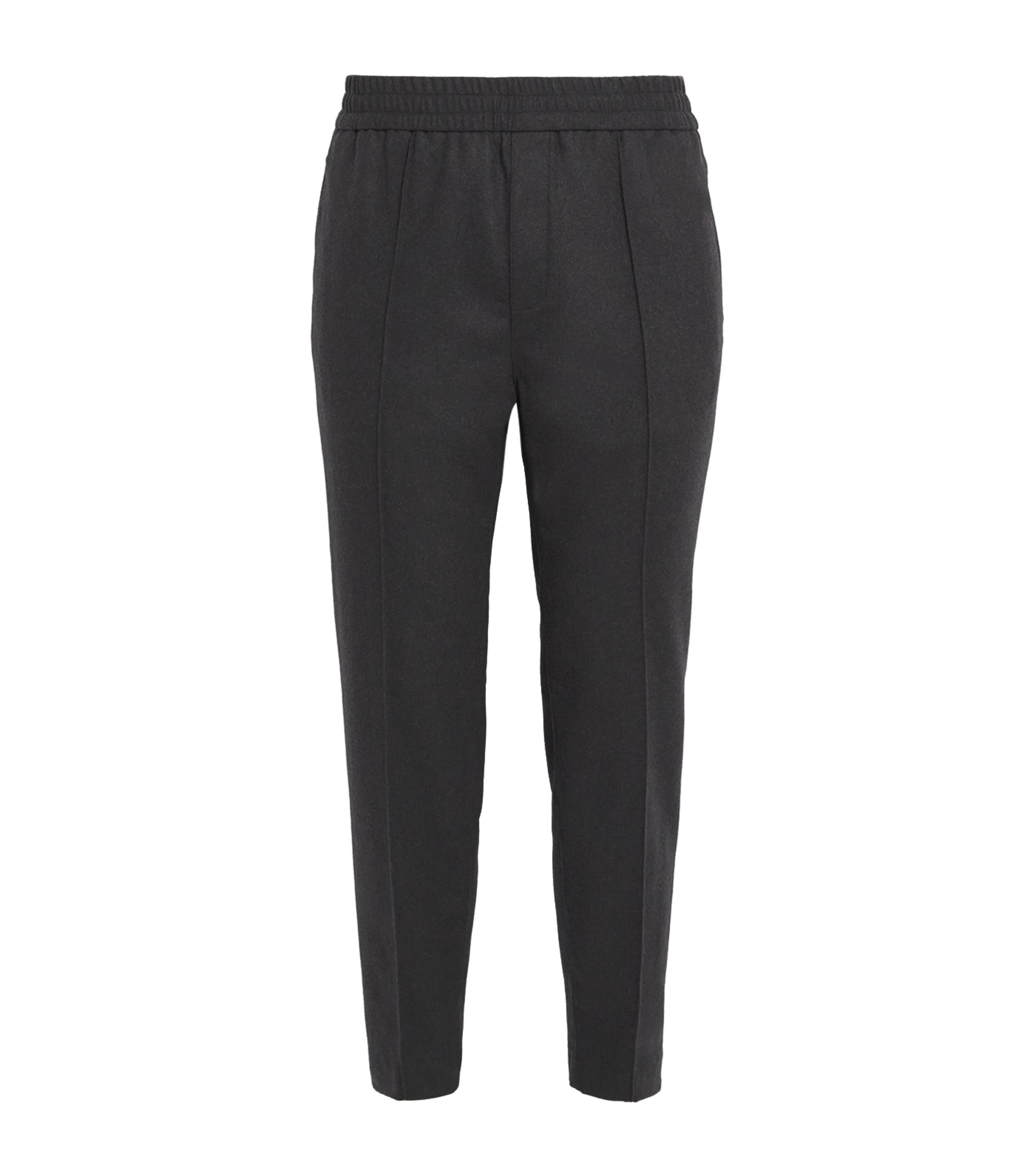 Apc Elasticated Tapered Trousers In Black