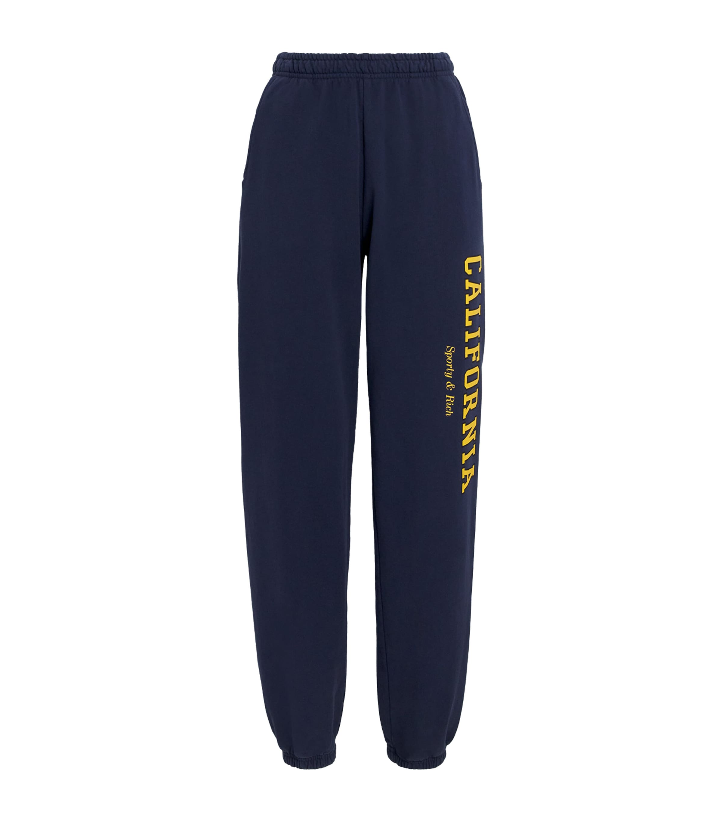 Shop Sporty And Rich California Sweatpants In Navy