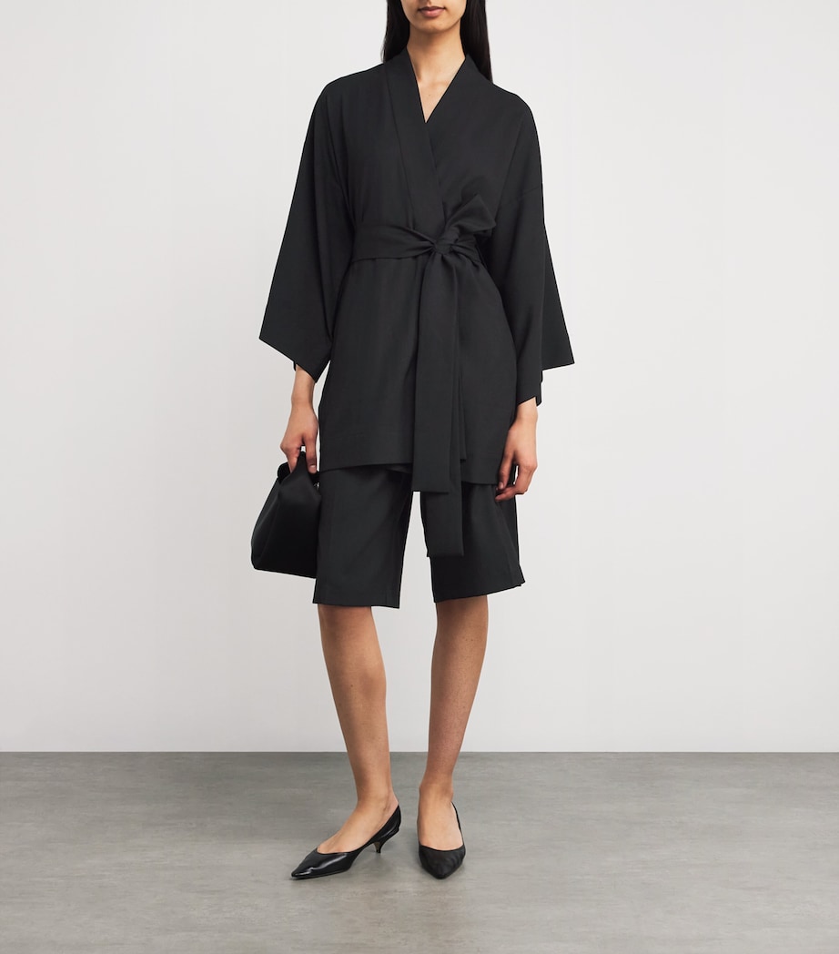 Lincoln Robe Dress BLACK Image 2