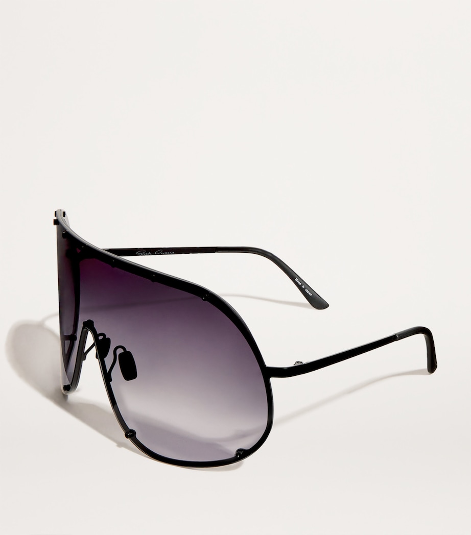 Shield Sunglasses 09D BLK/DRD BLK LENS Image 2