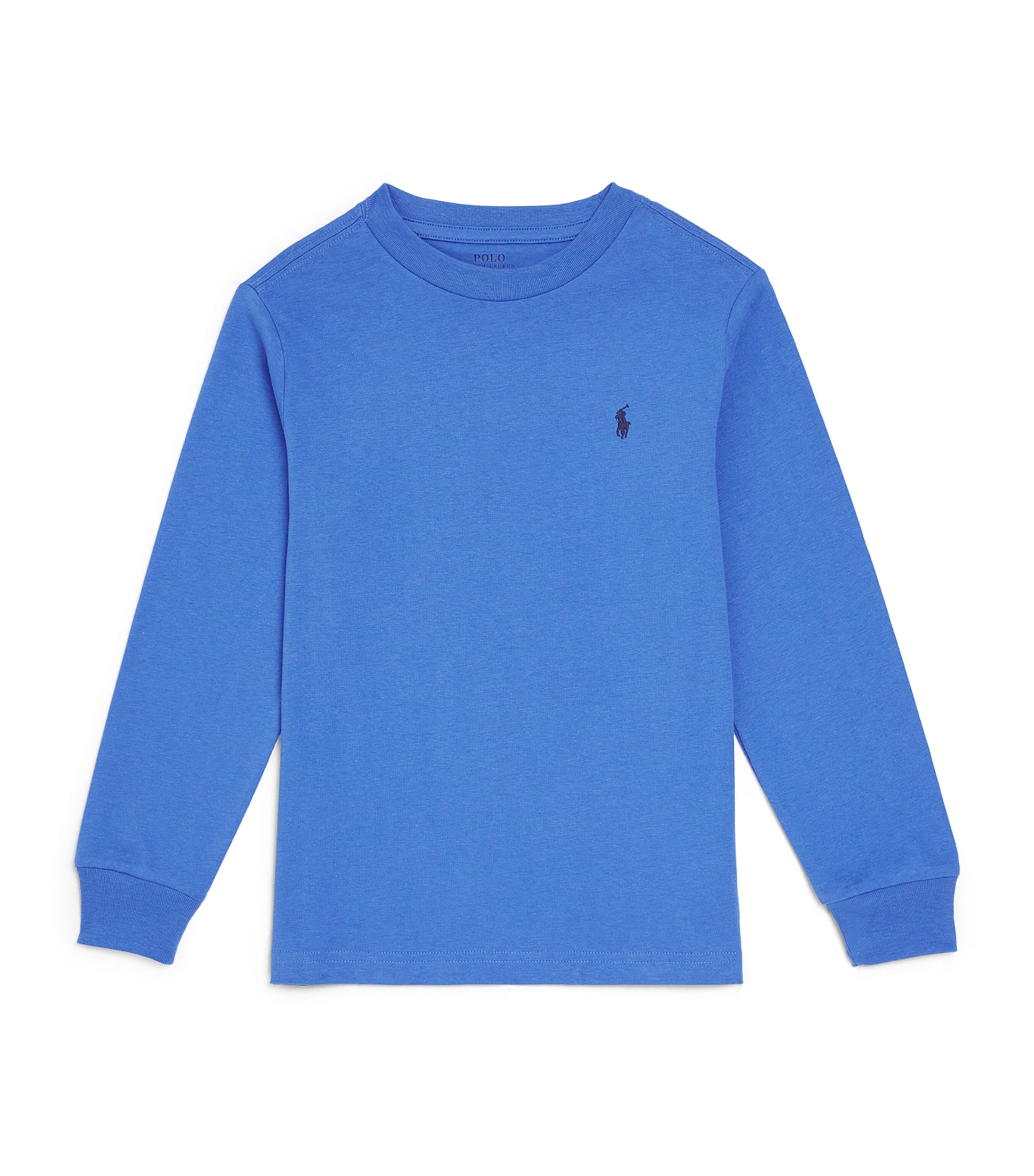 Ralph Lauren Cotton Long-sleeve T-shirt In Blue