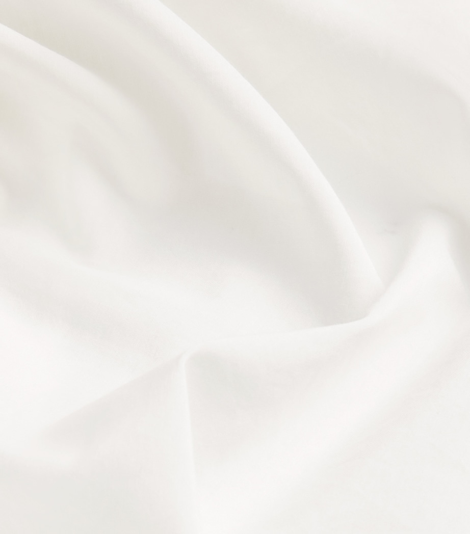 Cotton-Silk Pleated Blouse WHITE Image 5