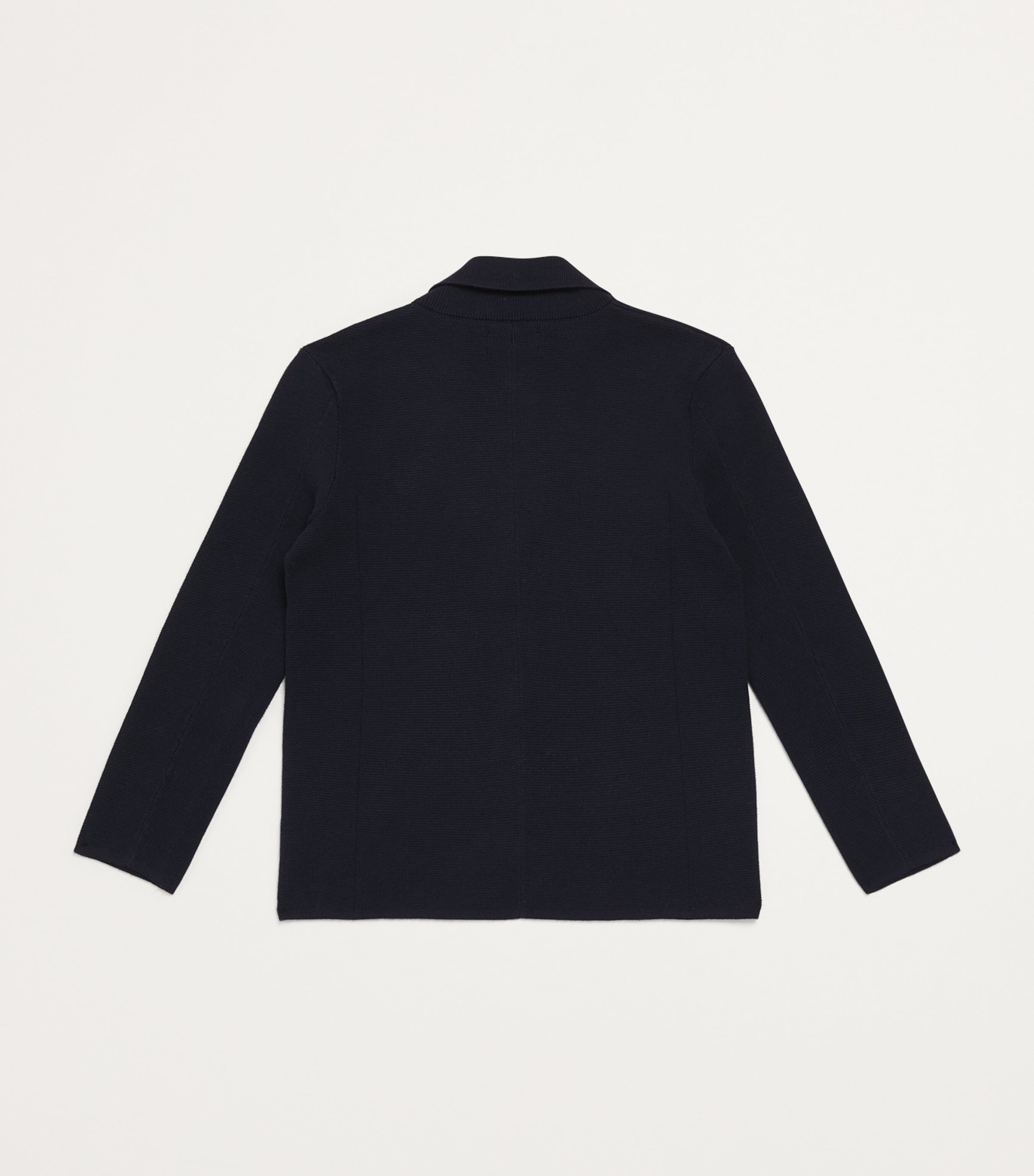 Cotton Blazer-Style Cardigan (6-14 Years) RL NAVY Image 2