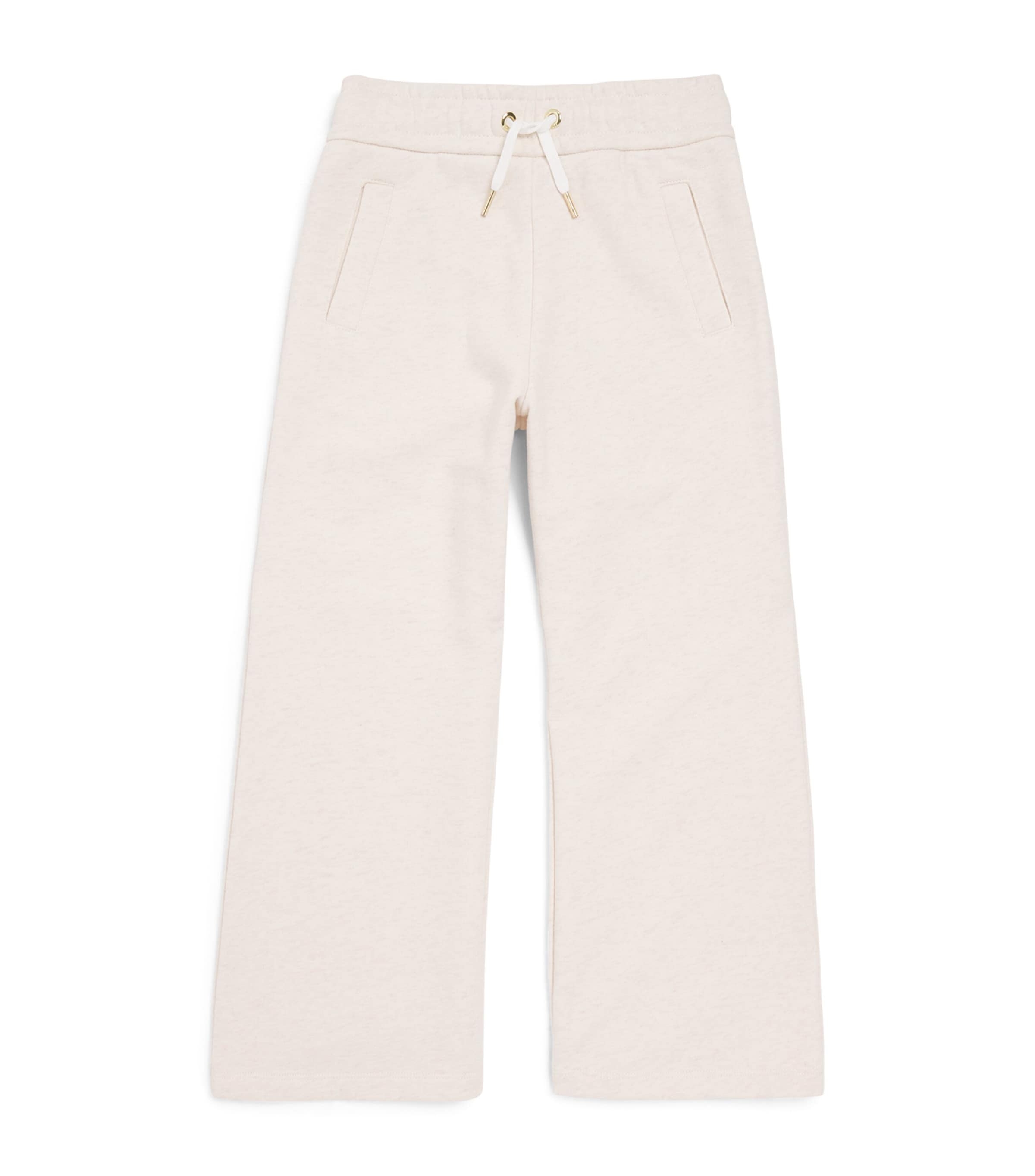 Chloé Kids Cotton Sweatpants (4-14 Years) Cn Ecru Image 1