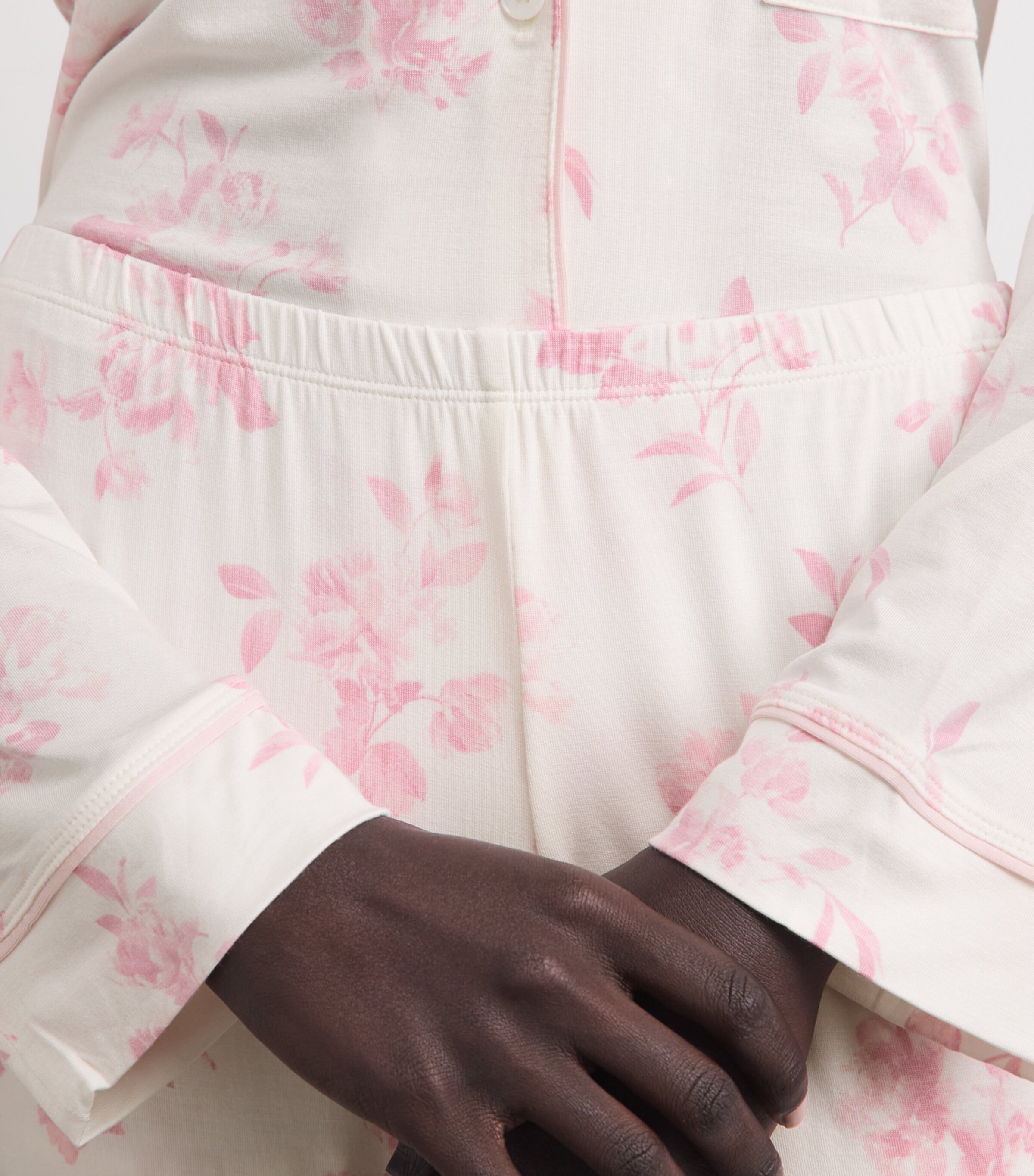 Eberjey Womens Floral Gisele Pyjama Set Rgppp Rose Gard Image 5