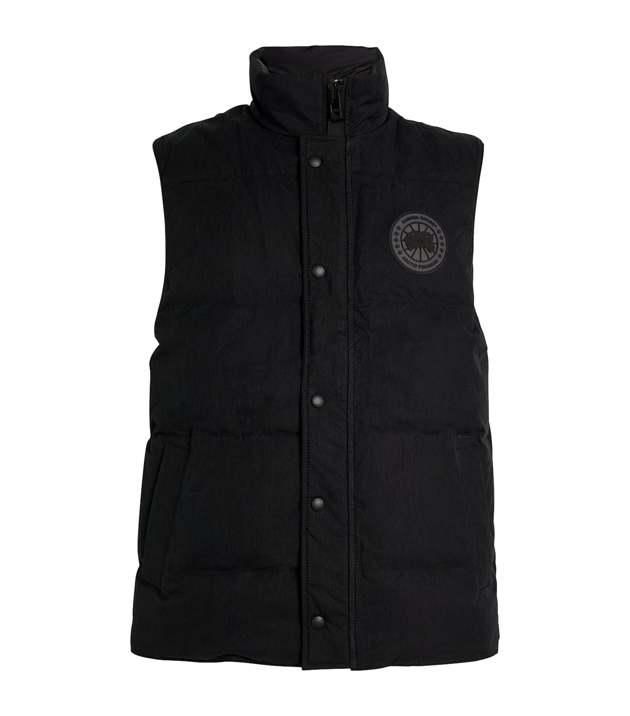 Canada Goose Garson Puffer Gilet In Black