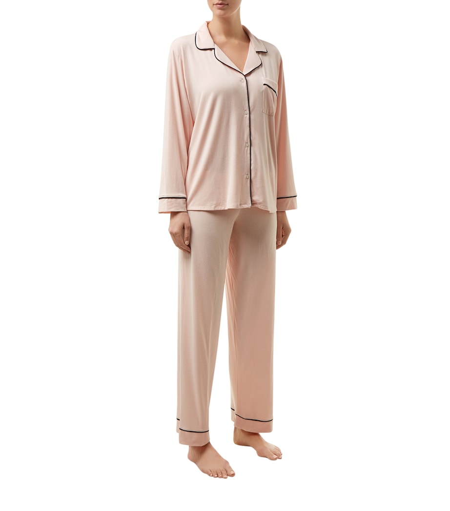 Gisele Classic Pyjama Set SORBET/BLACK Image 2