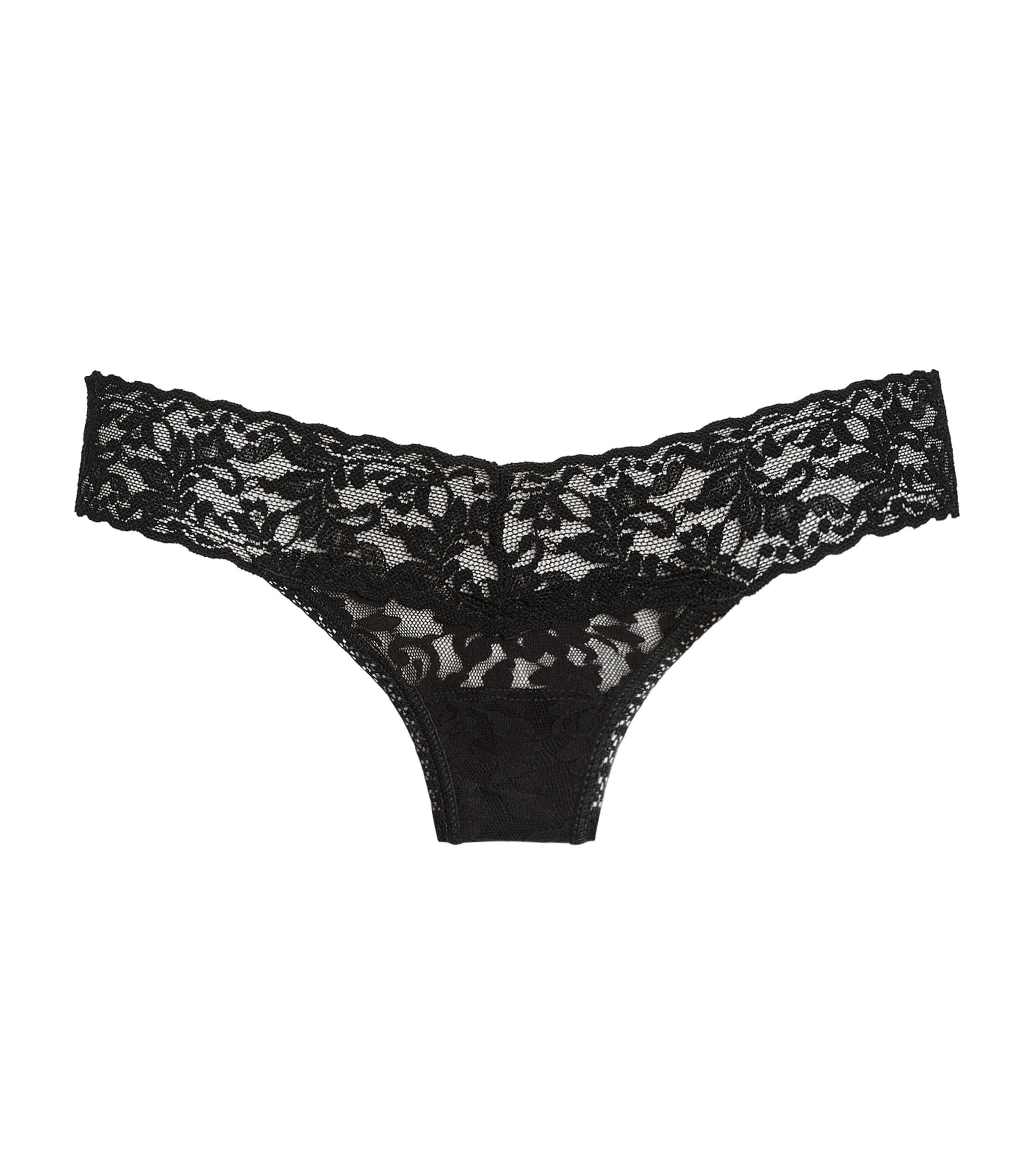 Hanky Panky Low-rise Thong In Black