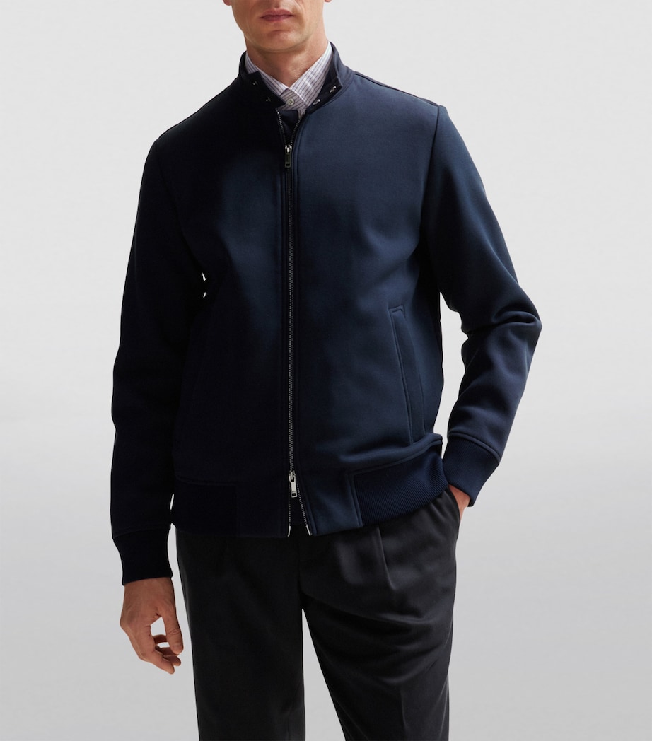 BOSS Mens Zip-Up Bomber Jacket Image 3