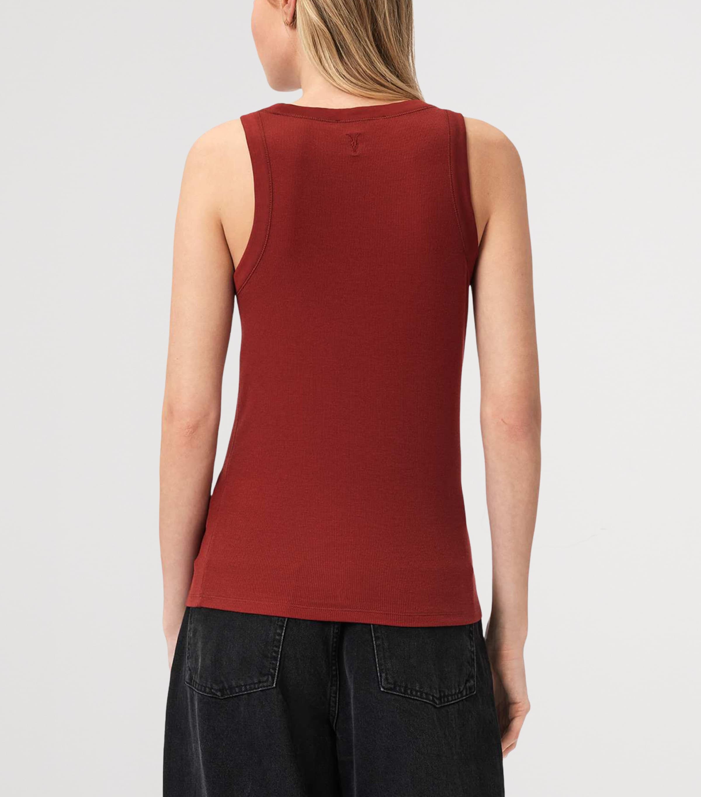 AllSaints Womens Rina Tank Top Paprika Red Image 4