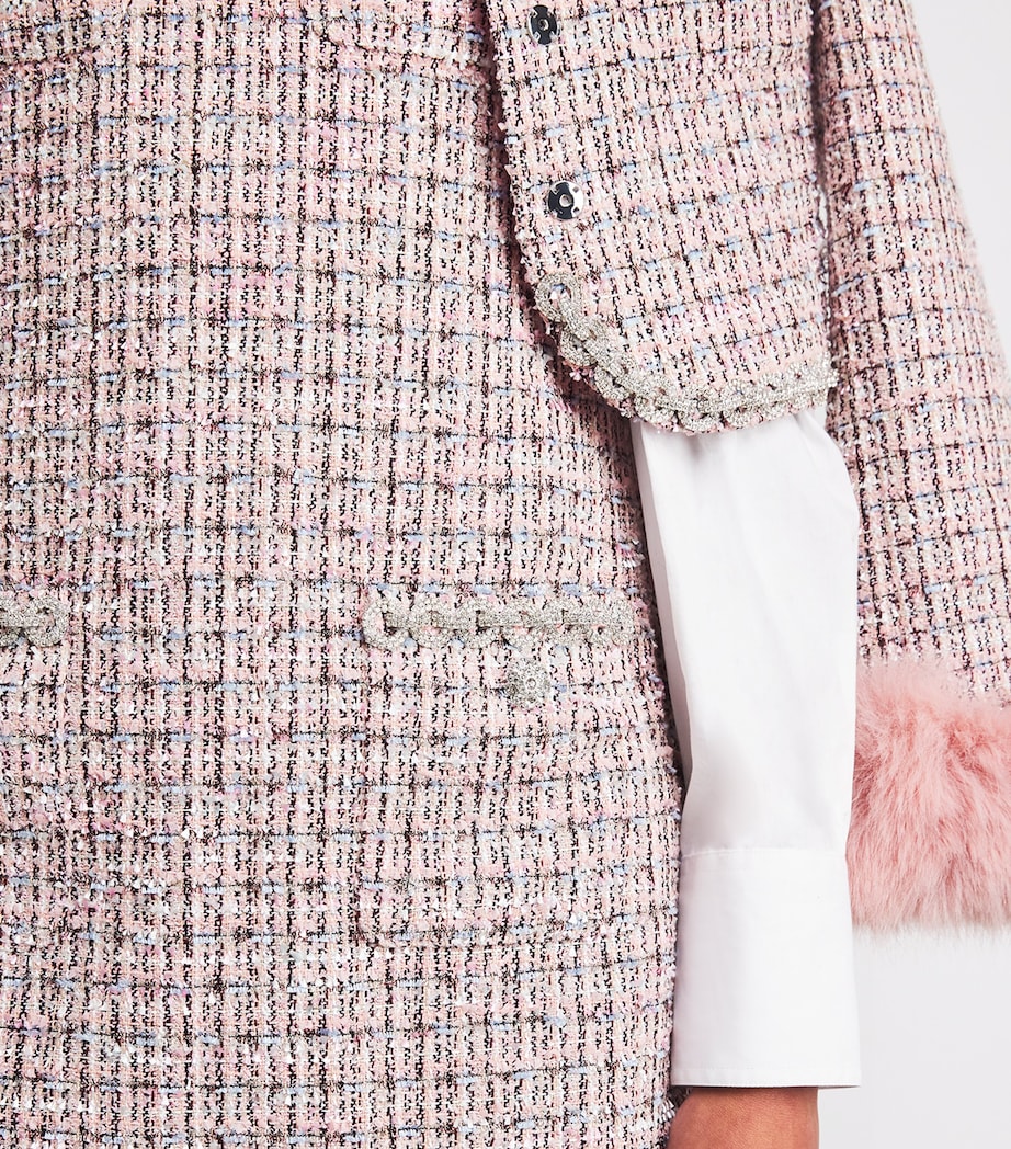 Bouclé Mini Dress PINK Image 6