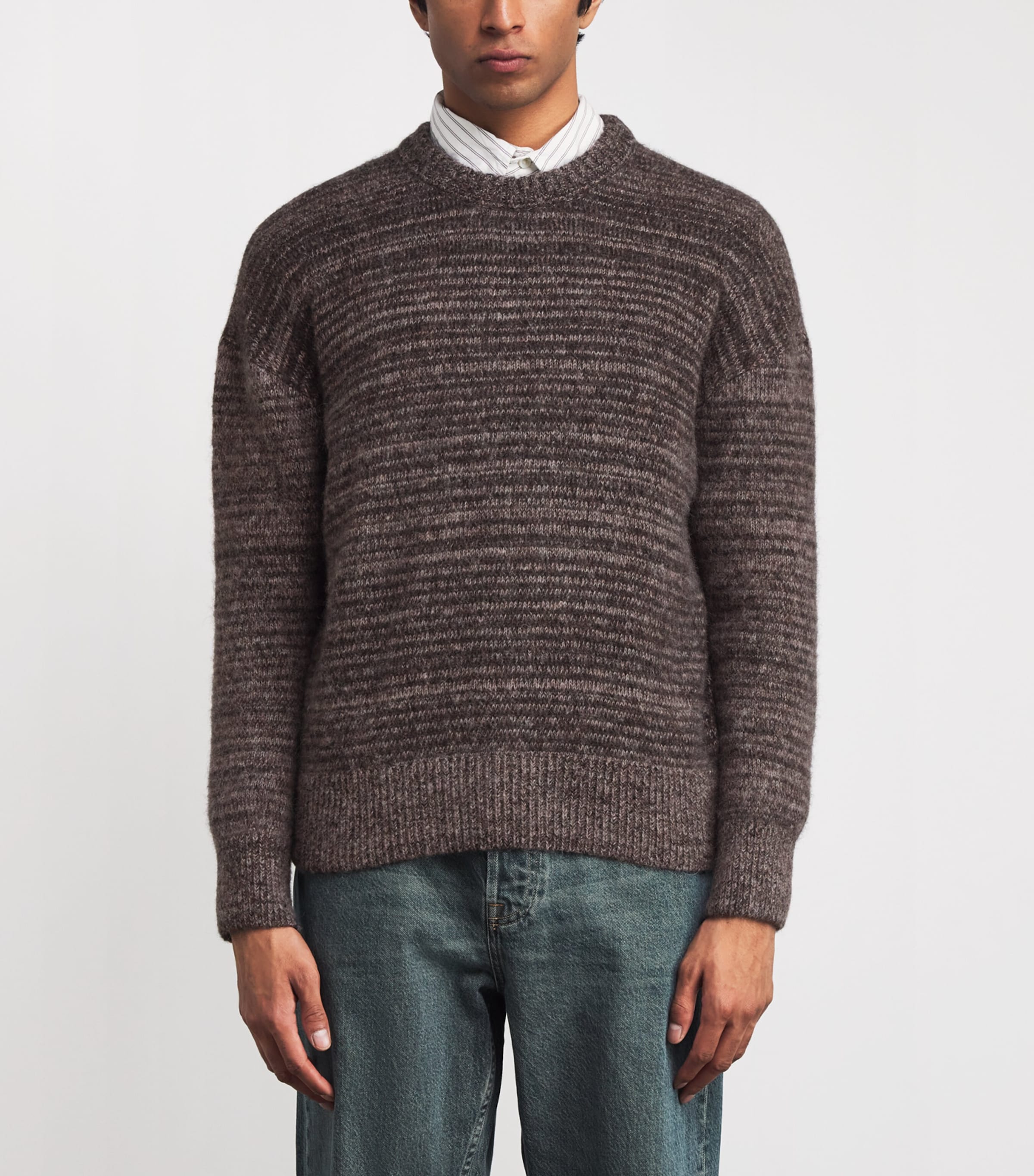 Wool-Blend Stripe Burley Sweater MULTI Image 3