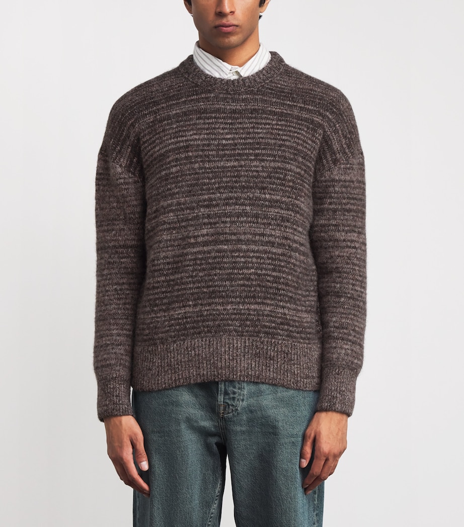 Wool-Blend Stripe Burley Sweater MULTI Image 3
