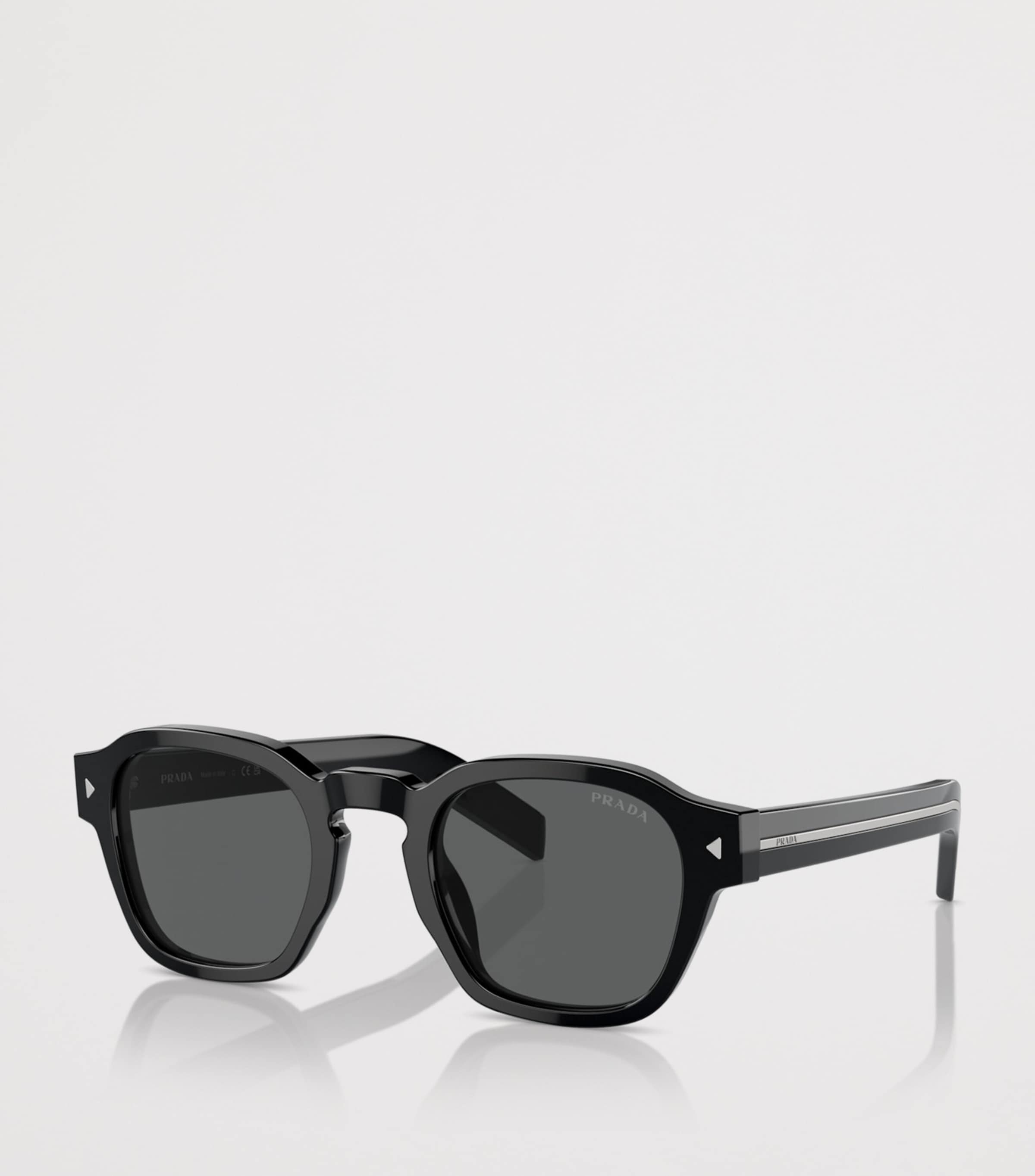Prada Acetate Phantos Sunglasses Black Image 2