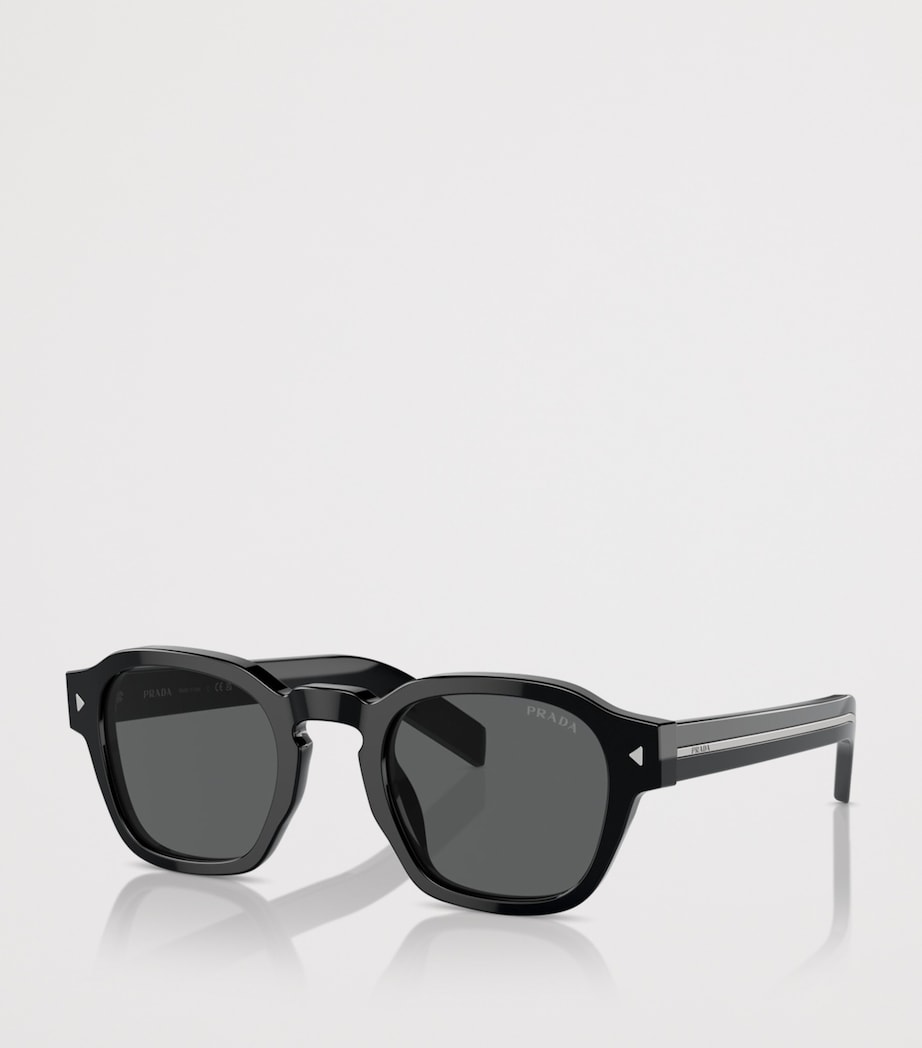 Prada Acetate Phantos Sunglasses Black Image 2