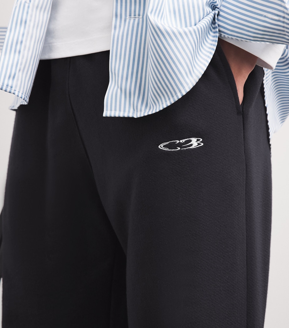 Cole Buxton Mens CB Surf Baggy Sweatpants Vintage Navy Image 3