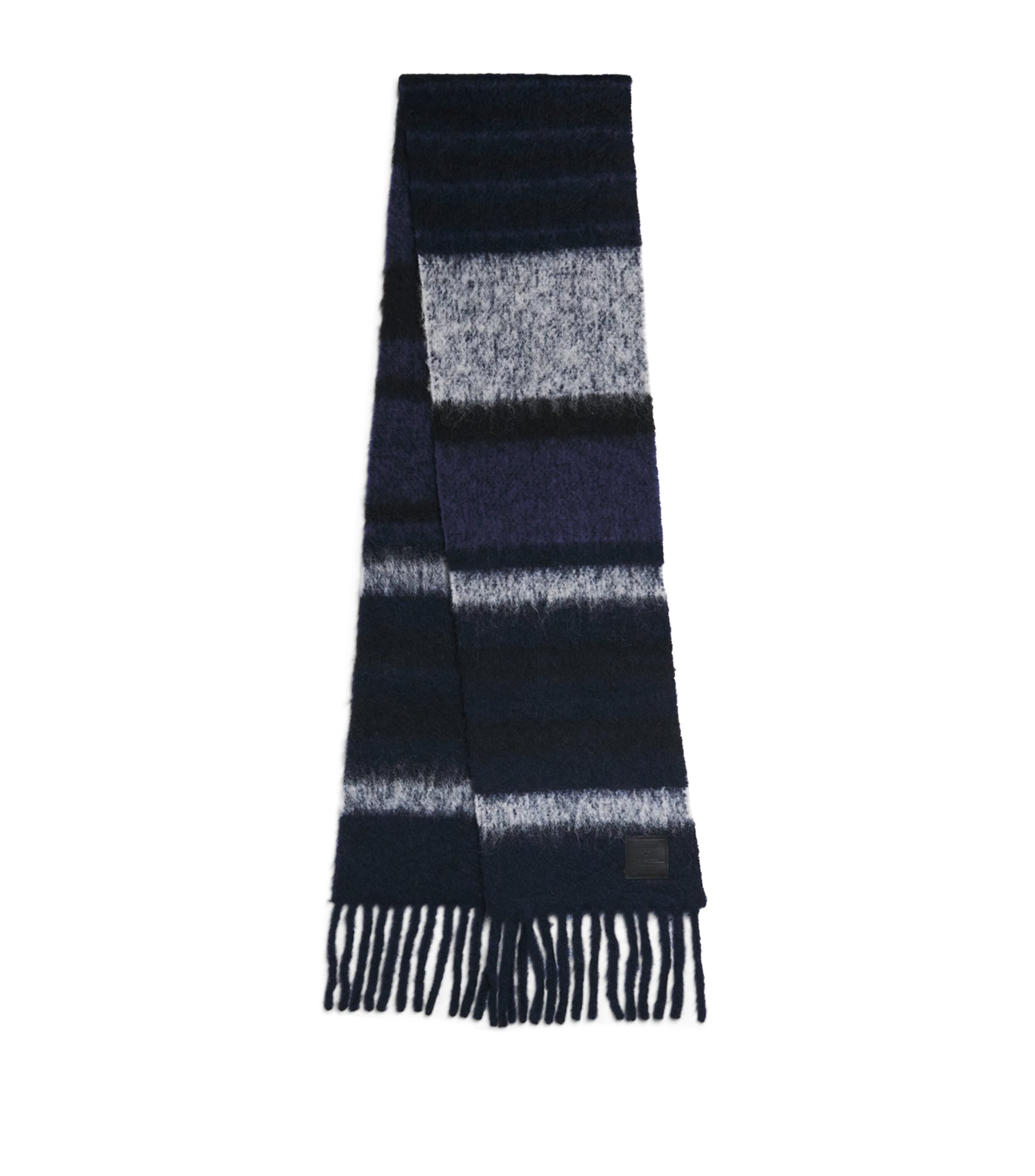 Weekend Max Mara Alpaca-blend Fringe Scarf In Multi