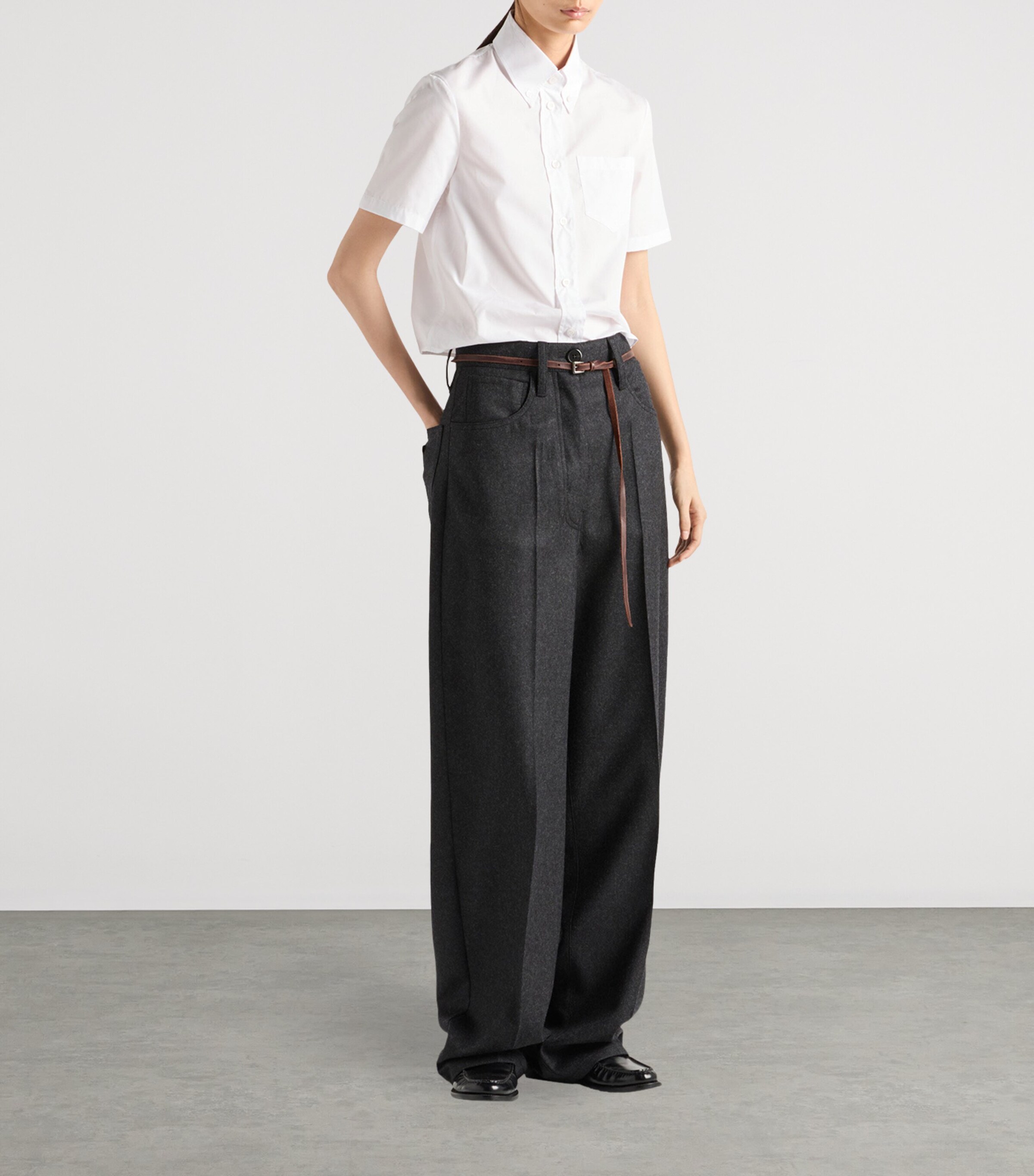 Cotton Poplin Shirt F0009 Image 2