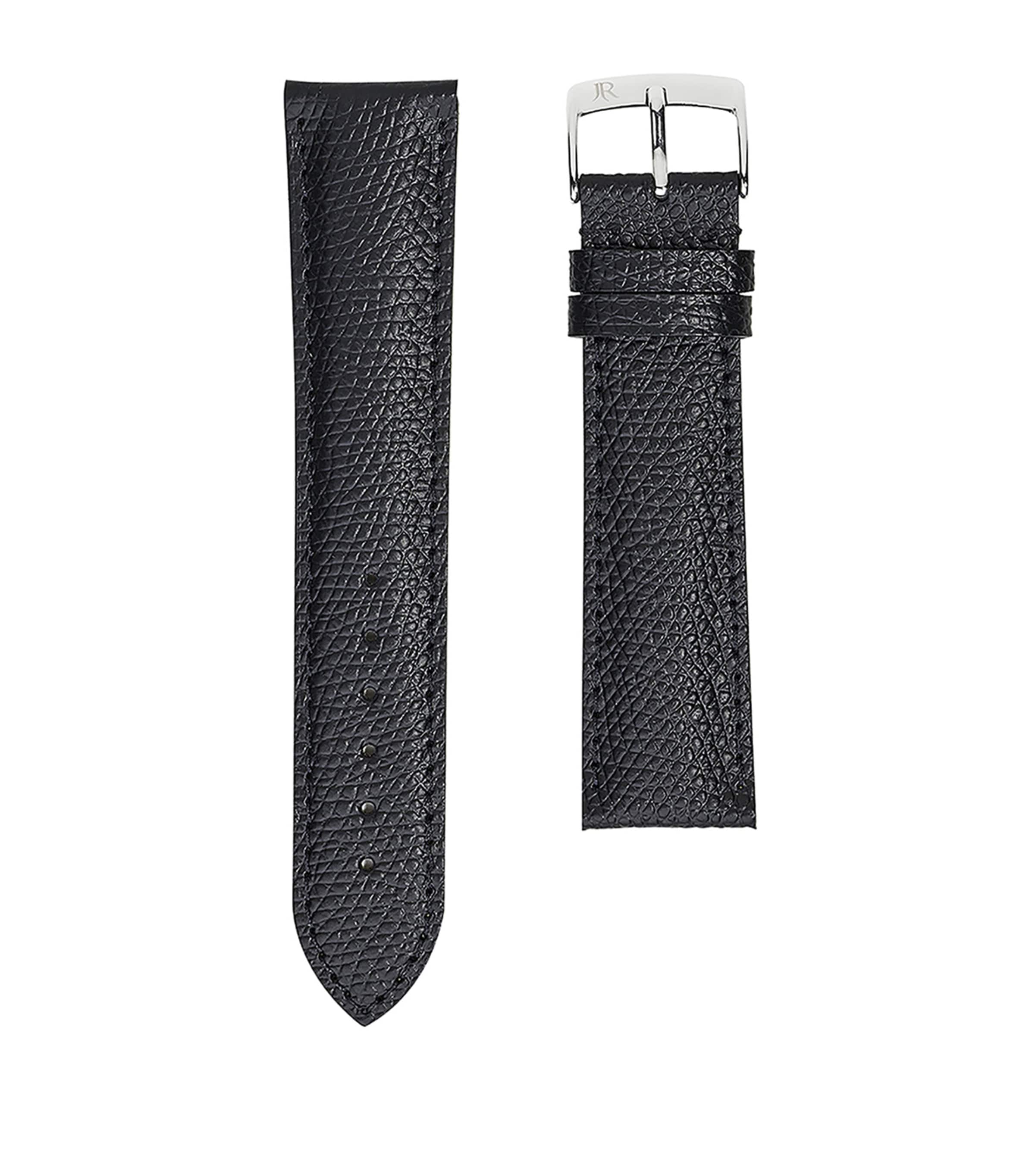 Jean Rousseau Leather Classic 5.0 Watch Strap (16mm) Black Image 1