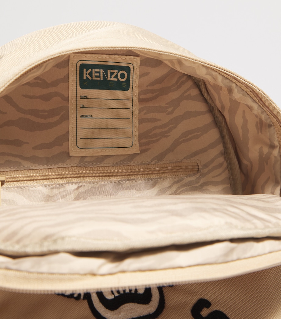 Embroidered Tiger Backpack STONE Image 3