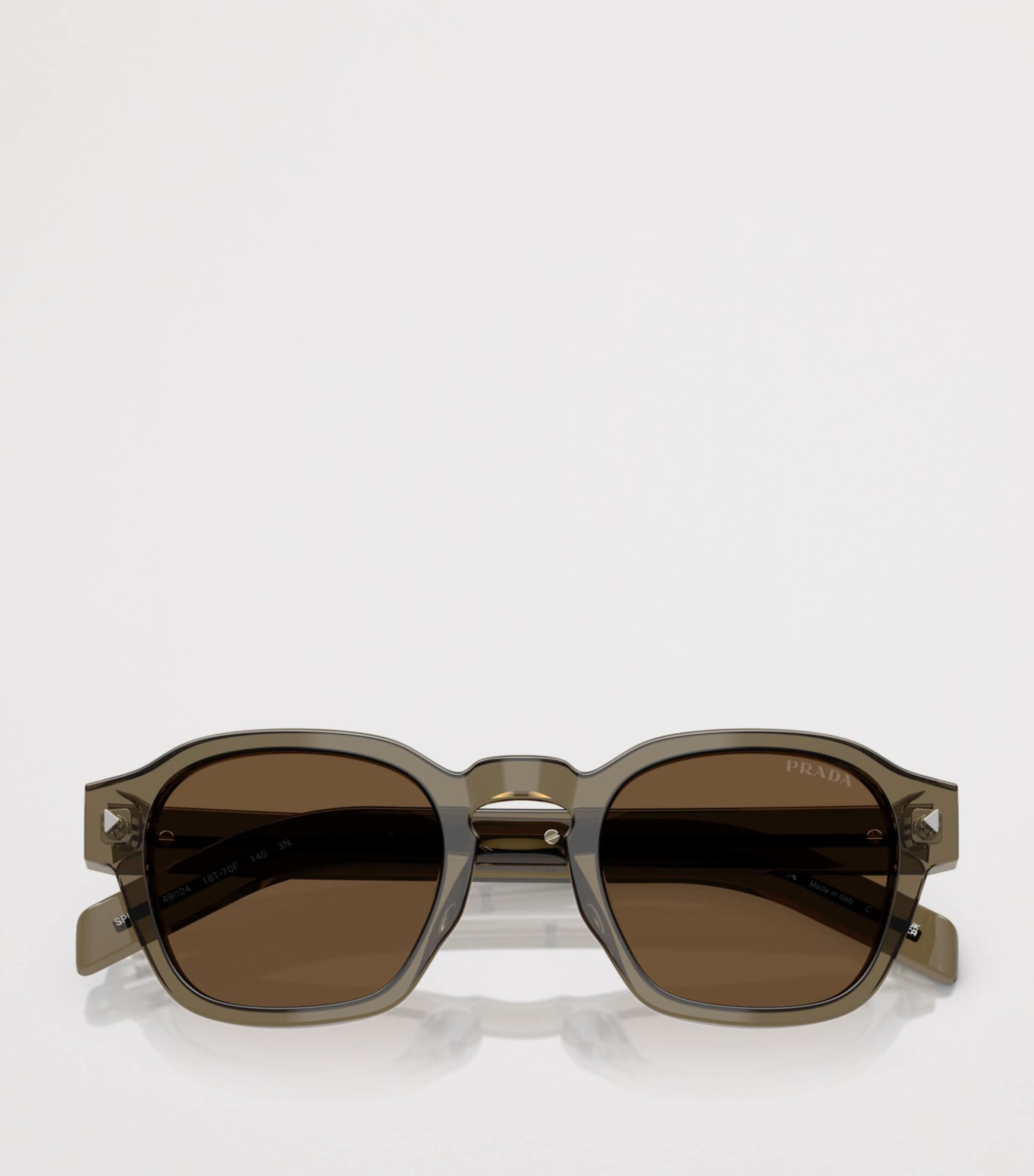 Prada Acetate Phantos Sunglasses Beige Image 5