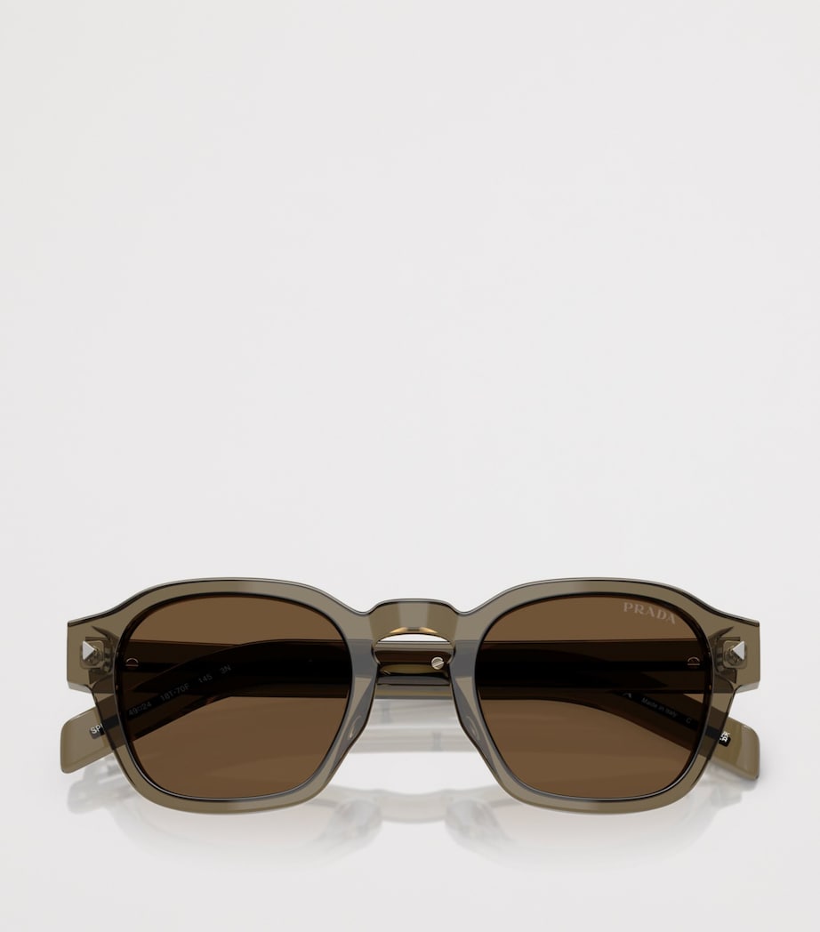 Prada Acetate Phantos Sunglasses Beige Image 5