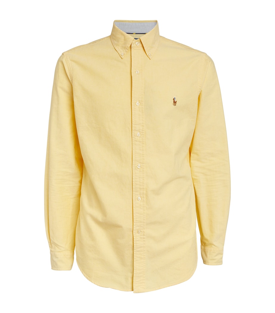 Cotton Oxford Shirt YELLOW Image 1