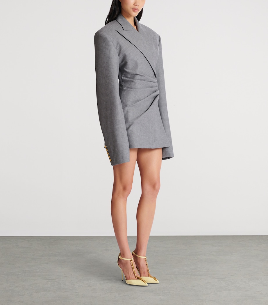 Wool Jacket Dress 9FD GRIS MOYEN Image 2