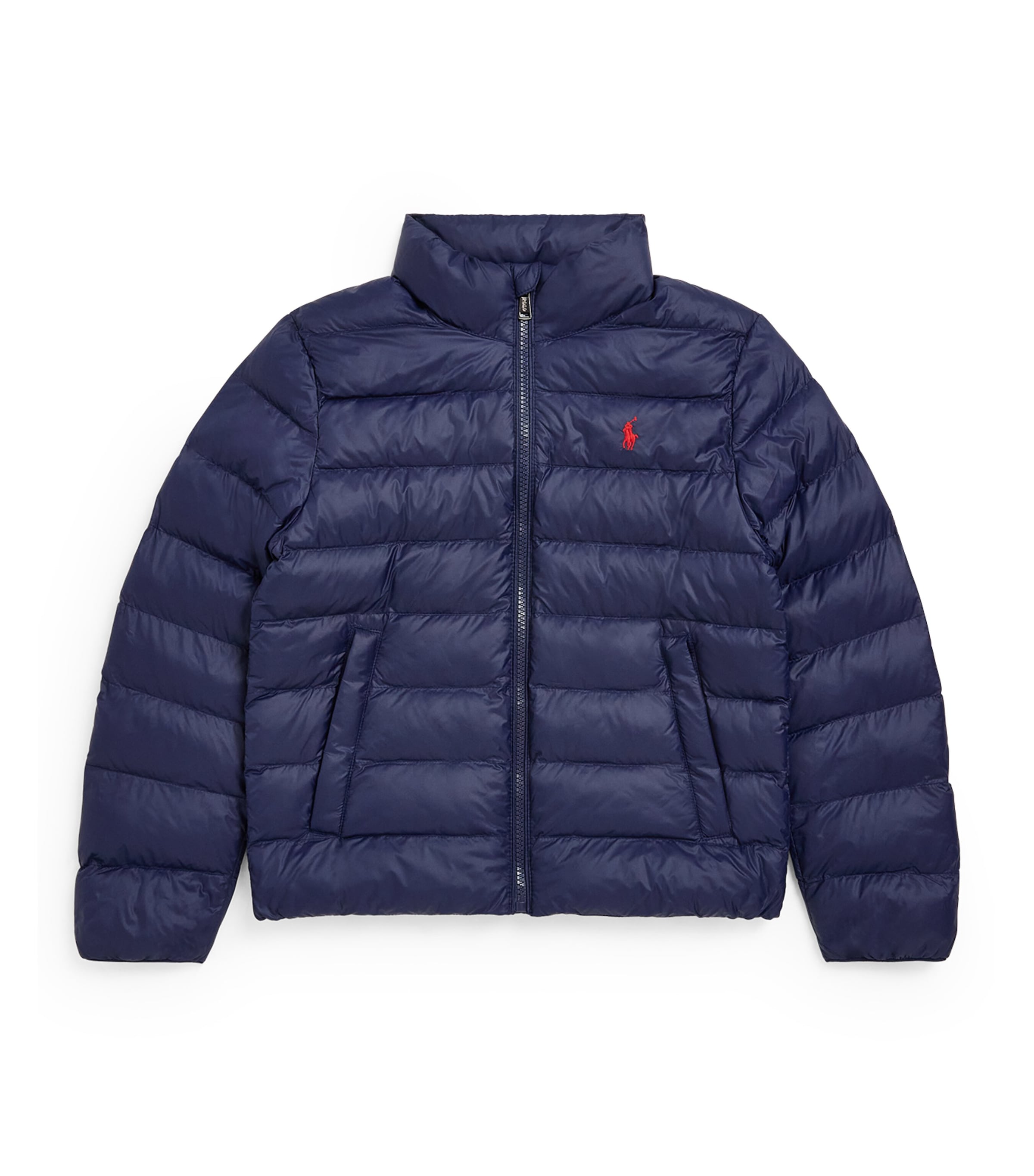 Ralph Lauren Kids Polo Pony Puffer Jacket (6-14 Years) Newport Navy Image 1