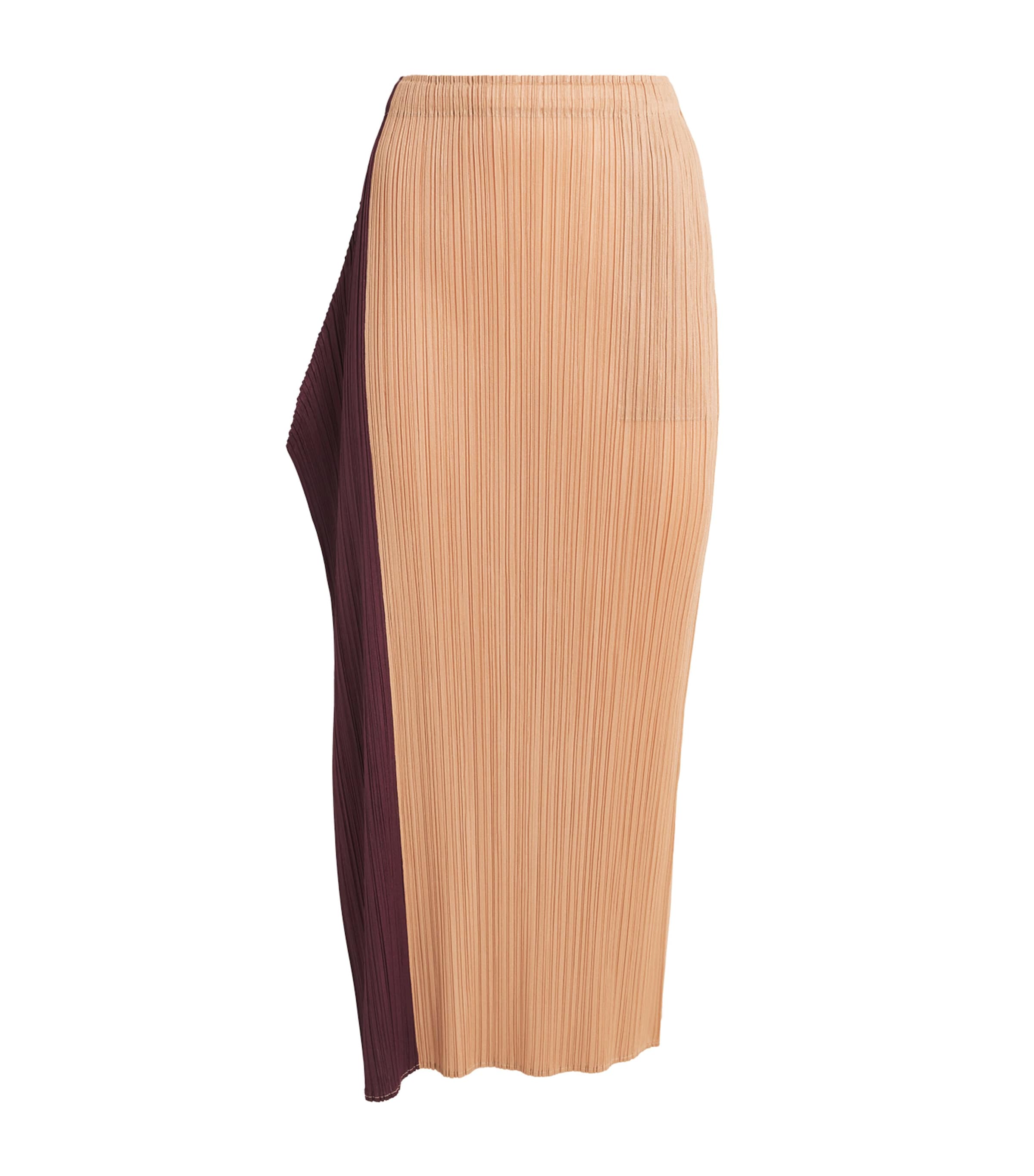 Issey Miyake Pointe Midi Skirt In Pink