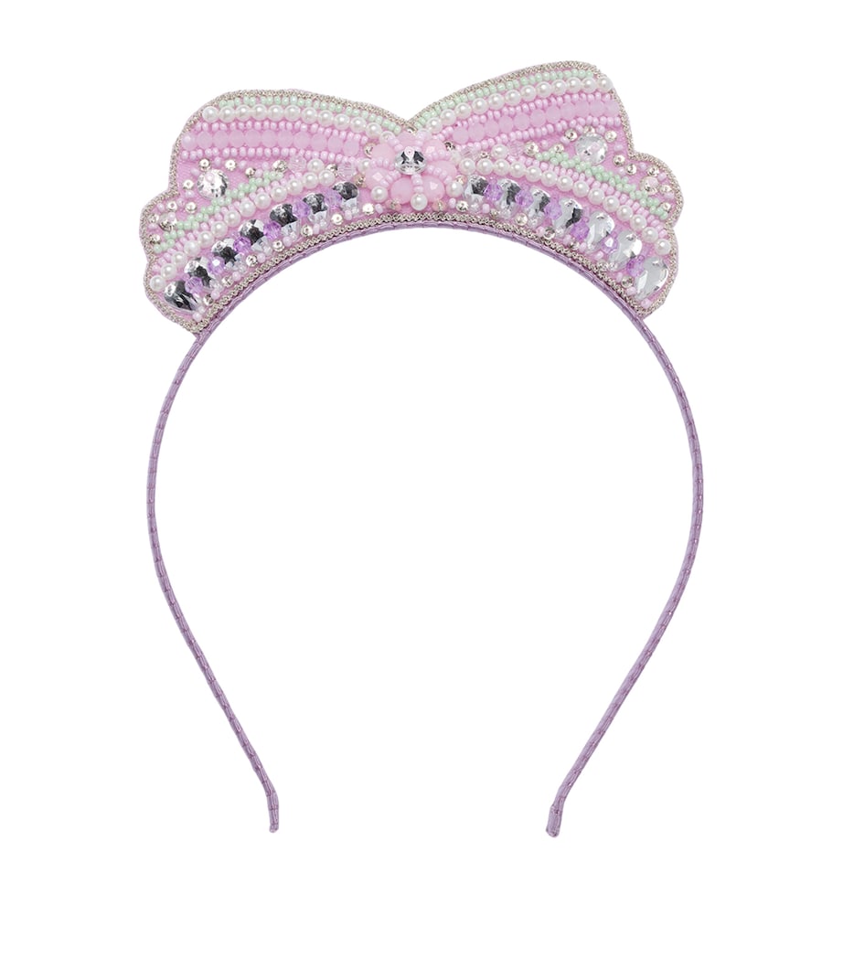 Embellished Lina Headband ORCHID BLOOM Image 1
