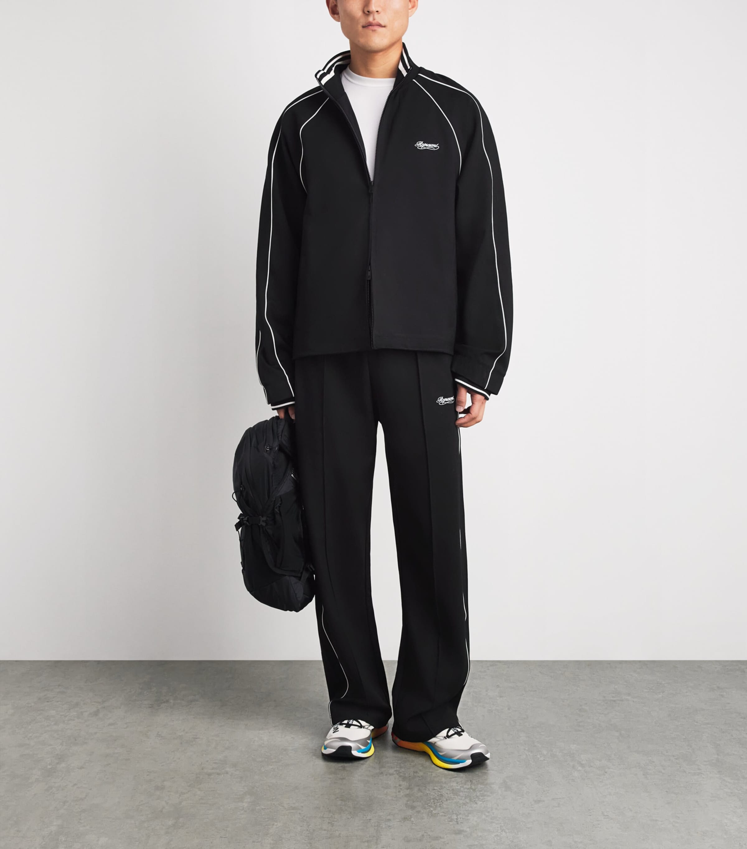 Represent Mens Logo Tracksuit Jacket Black Image 1