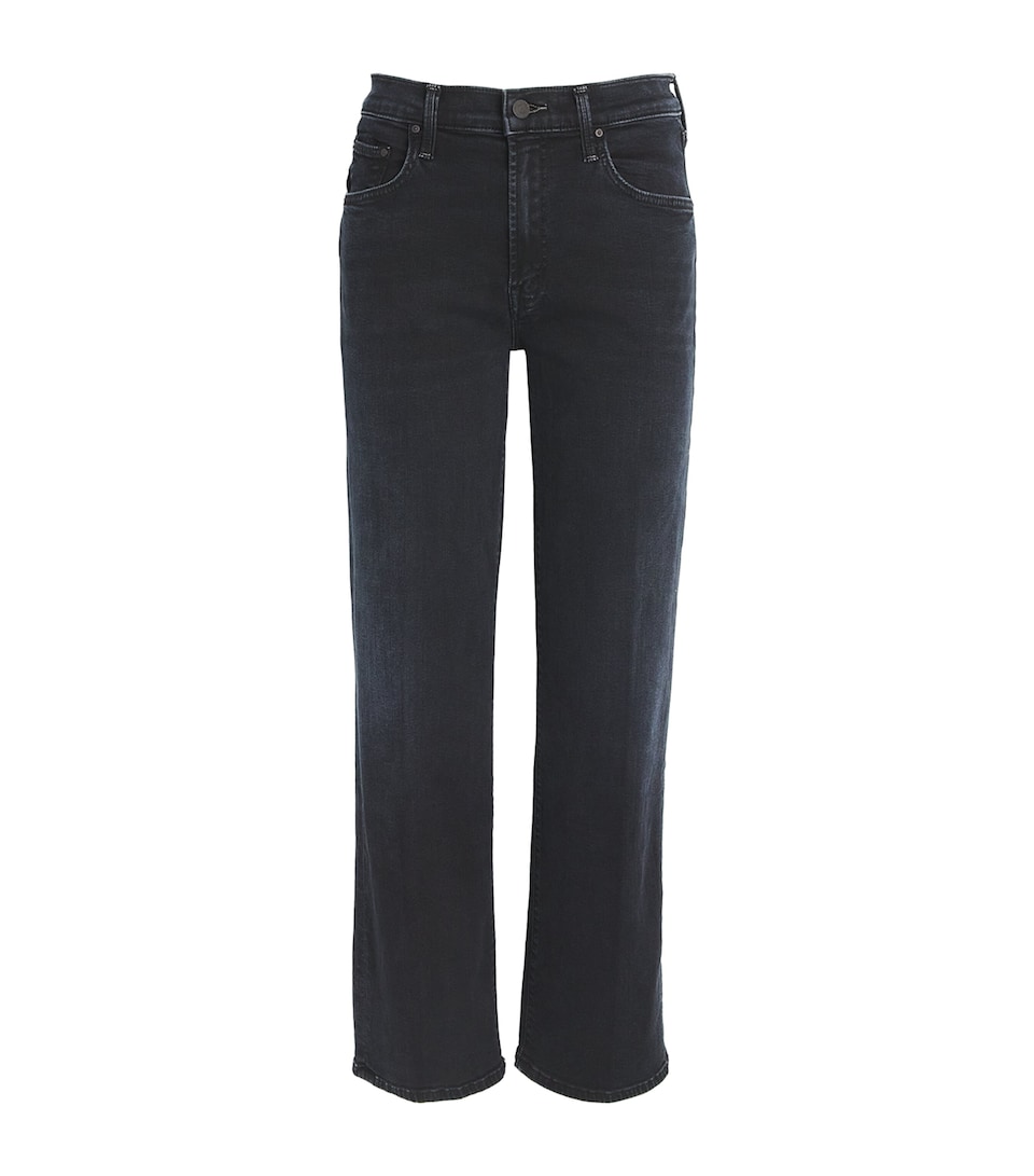 MOTHER The Mid Rise Rambler Zip Ankle Jeans Night In Venice