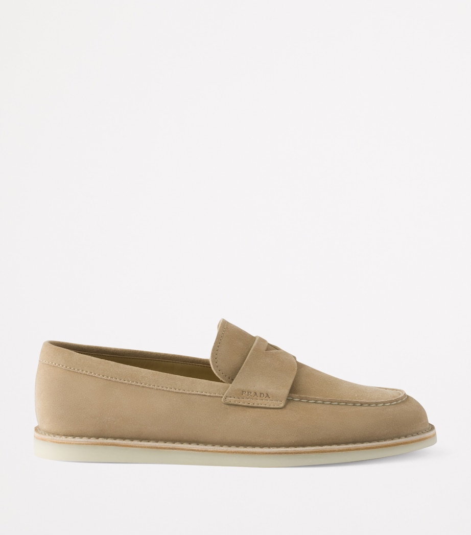 Suede Triangle Loafers F0379 Image 2