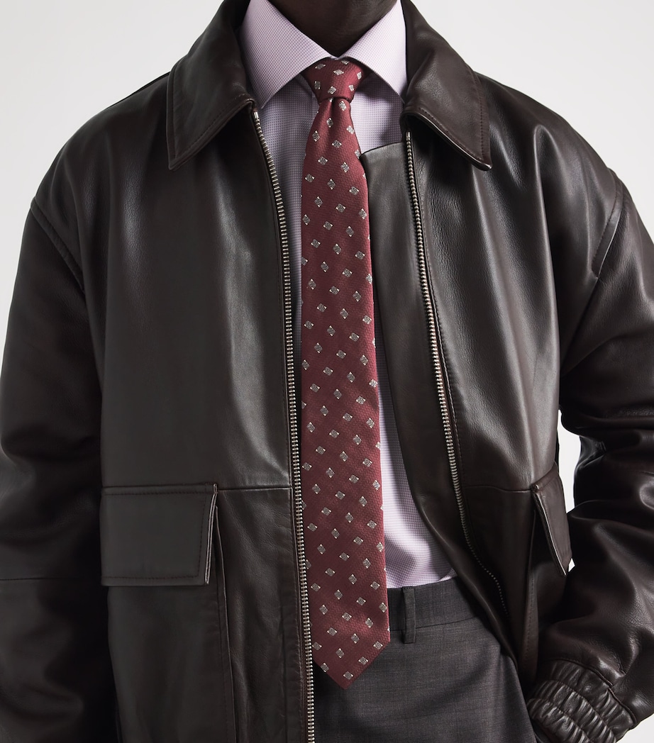 Emporio Armani Silk Jacquard Tie Image 3